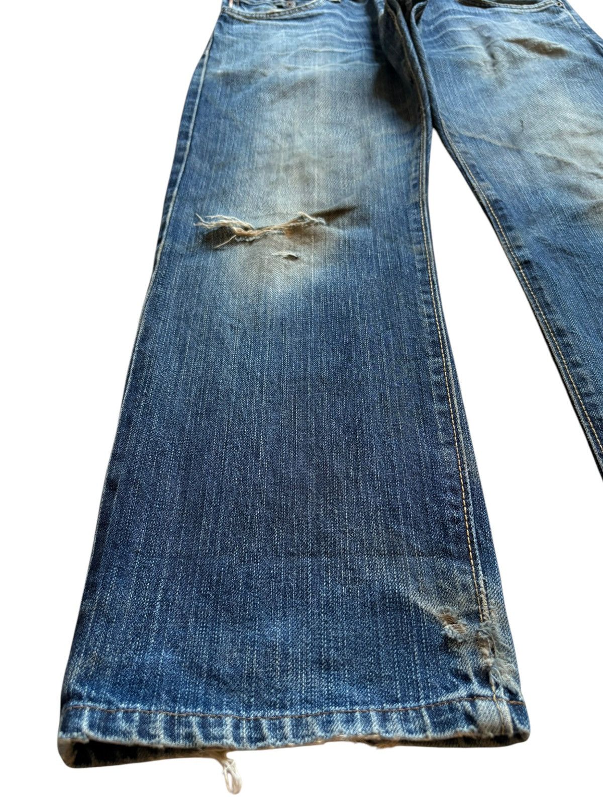 Edwin × Japanese Brand Vintage Japanese Edwin 505zxx Selvedge Mud Wash Loose Jeans Size US 31 - 7 Thumbnail