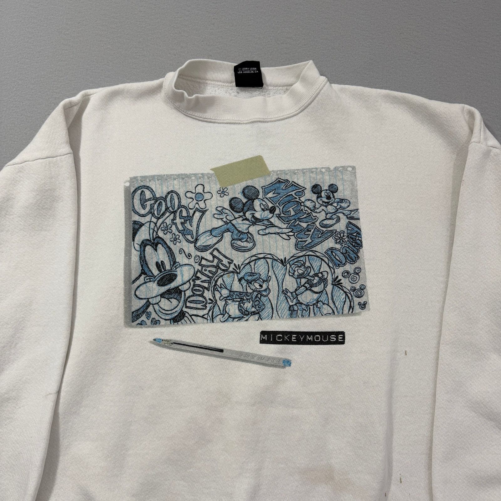 Vintage Vintage Disney Mickey Mouse Art Sweatshirt Size Large 90s Size US L / EU 52-54 / 3 - 2 Thumbnail