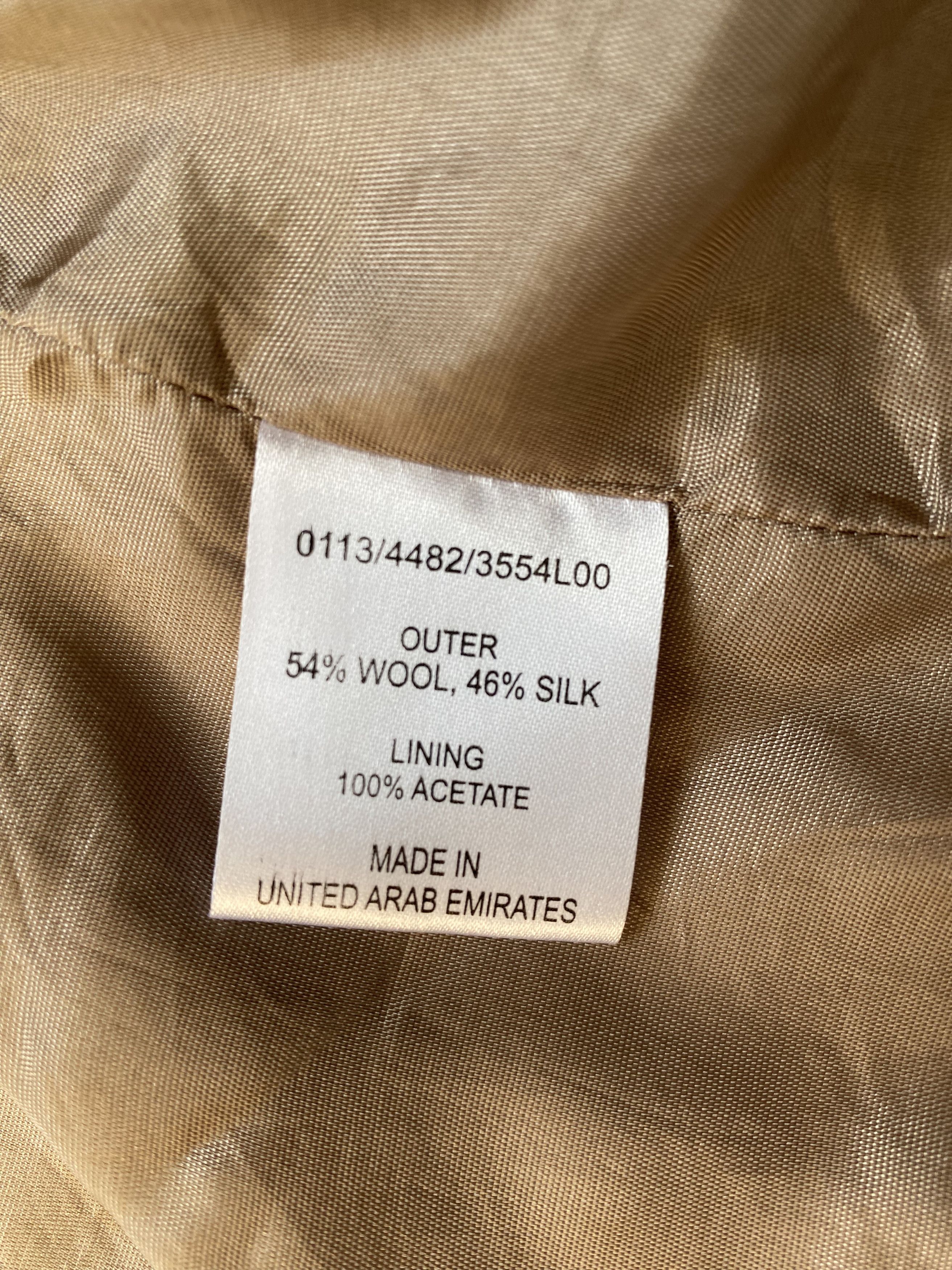 Designer × Vintage Silk-Wool Blazer, UAE Made, Women’s S-M, Elegant Pinkish Size M / US 6-8 / IT 42-44 - 5 Thumbnail