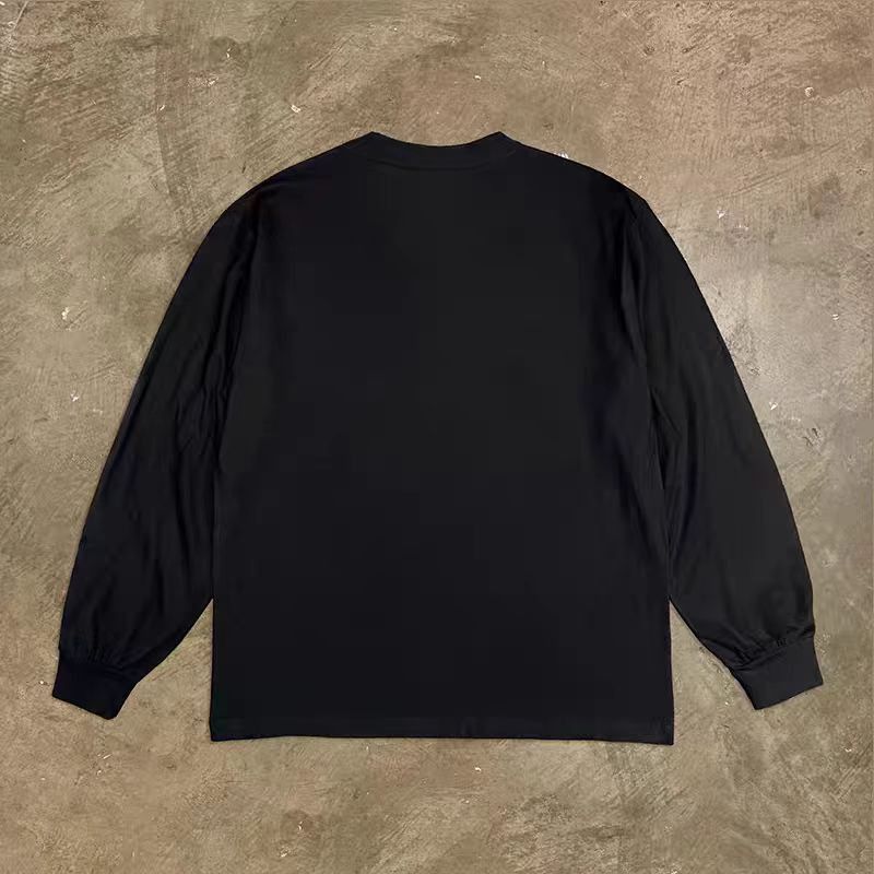 Vintage Black retro sunflower print long-sleeved t-shirt Size US M / EU 48-50 / 2 - 2 Thumbnail