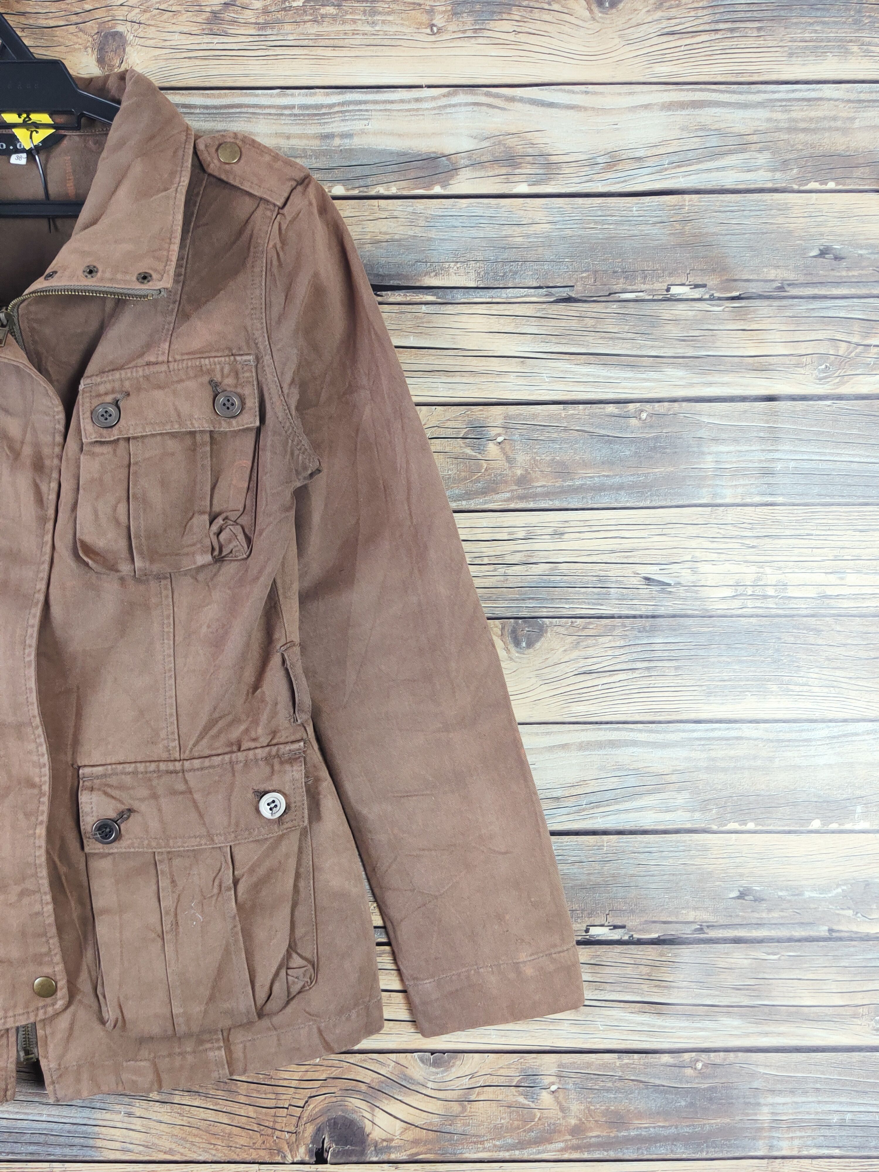O.d.a Brown faded vintage Jackets #W1757