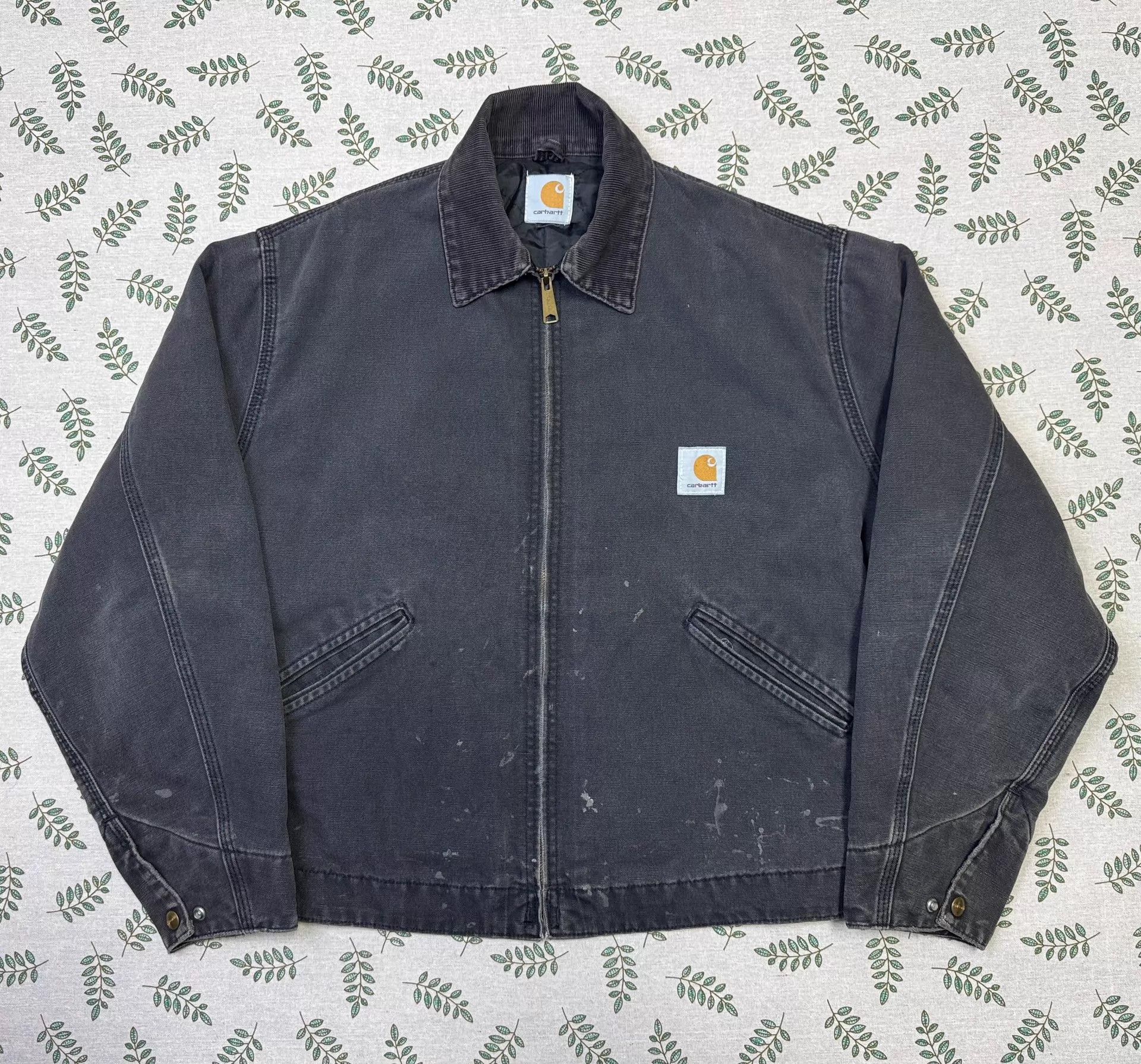 Carhartt Vintage Carhartt J80 Detroit Jacket Black M Size US M / EU 48-50 / 2 - 2 Thumbnail