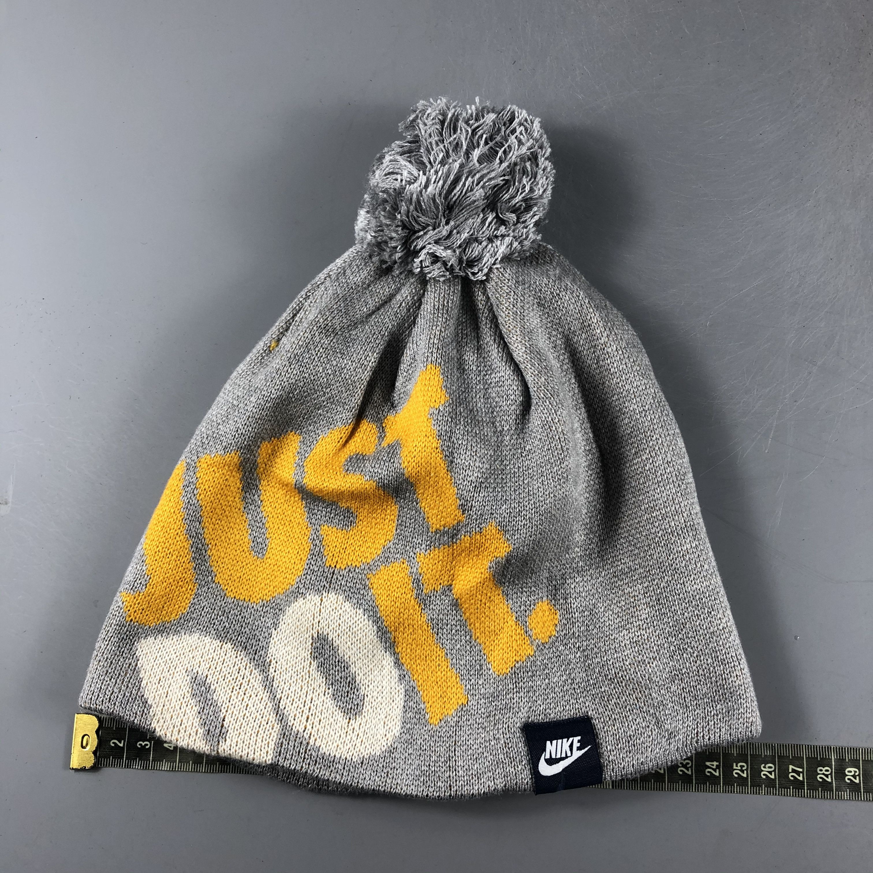 Nike × Vintage Nike Just Do It Beanie Snow Hat Snow Cap -D147 Size ONE SIZE - 4 Thumbnail