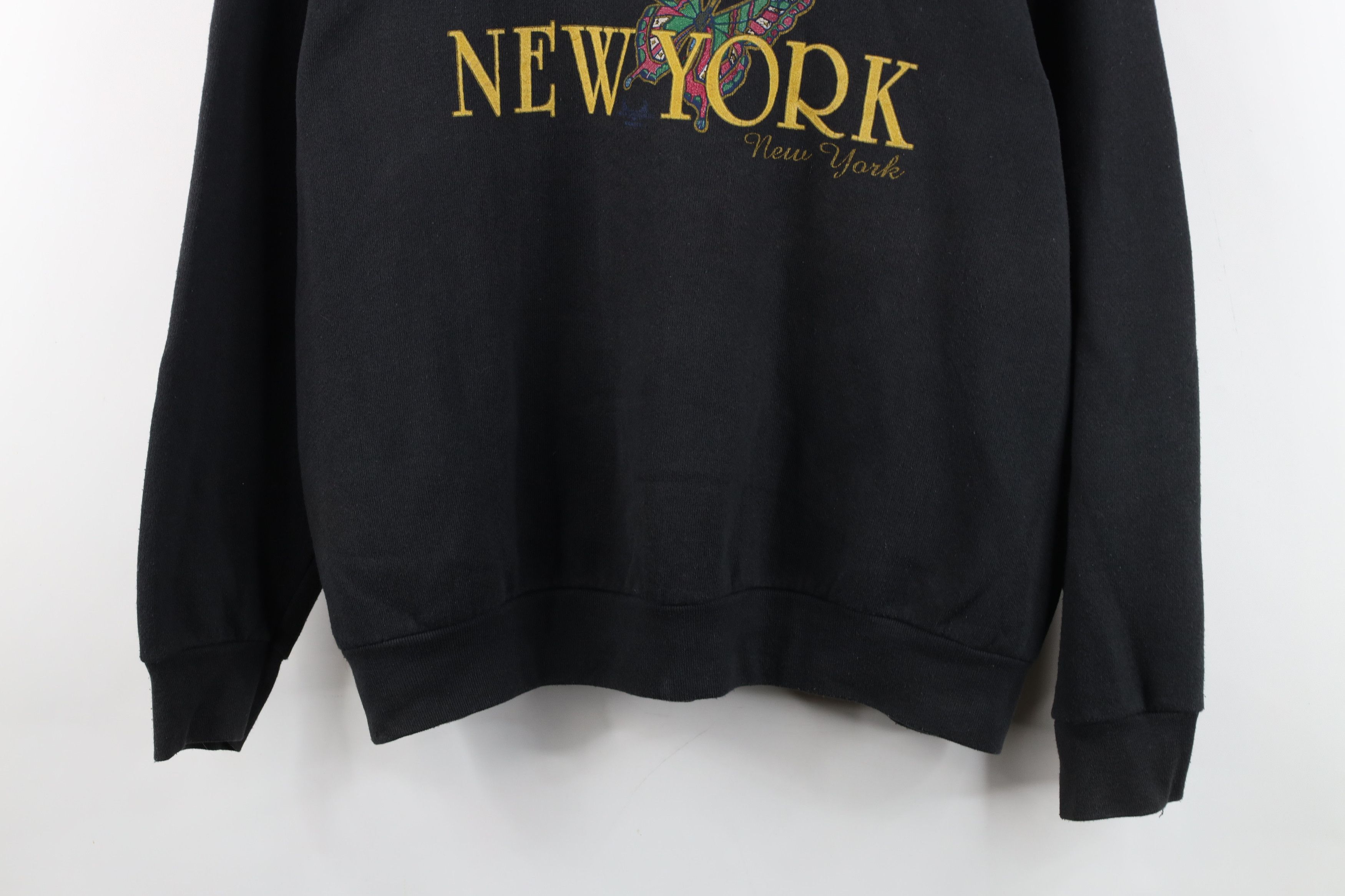 Vintage Vintage 80s 90s Streetwear New York New York Sweatshirt Size XL / US 12-14 / IT 48-50 - 3 Thumbnail