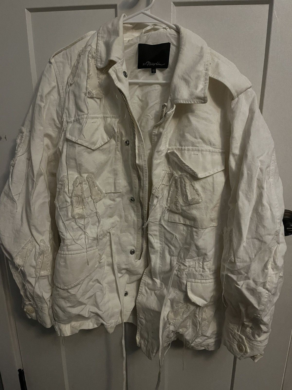 3.1 Phillip Lim 3.1 Phillip Lim White Parka Jacket Size US M / EU 48-50 / 2 - 1 Thumbnail