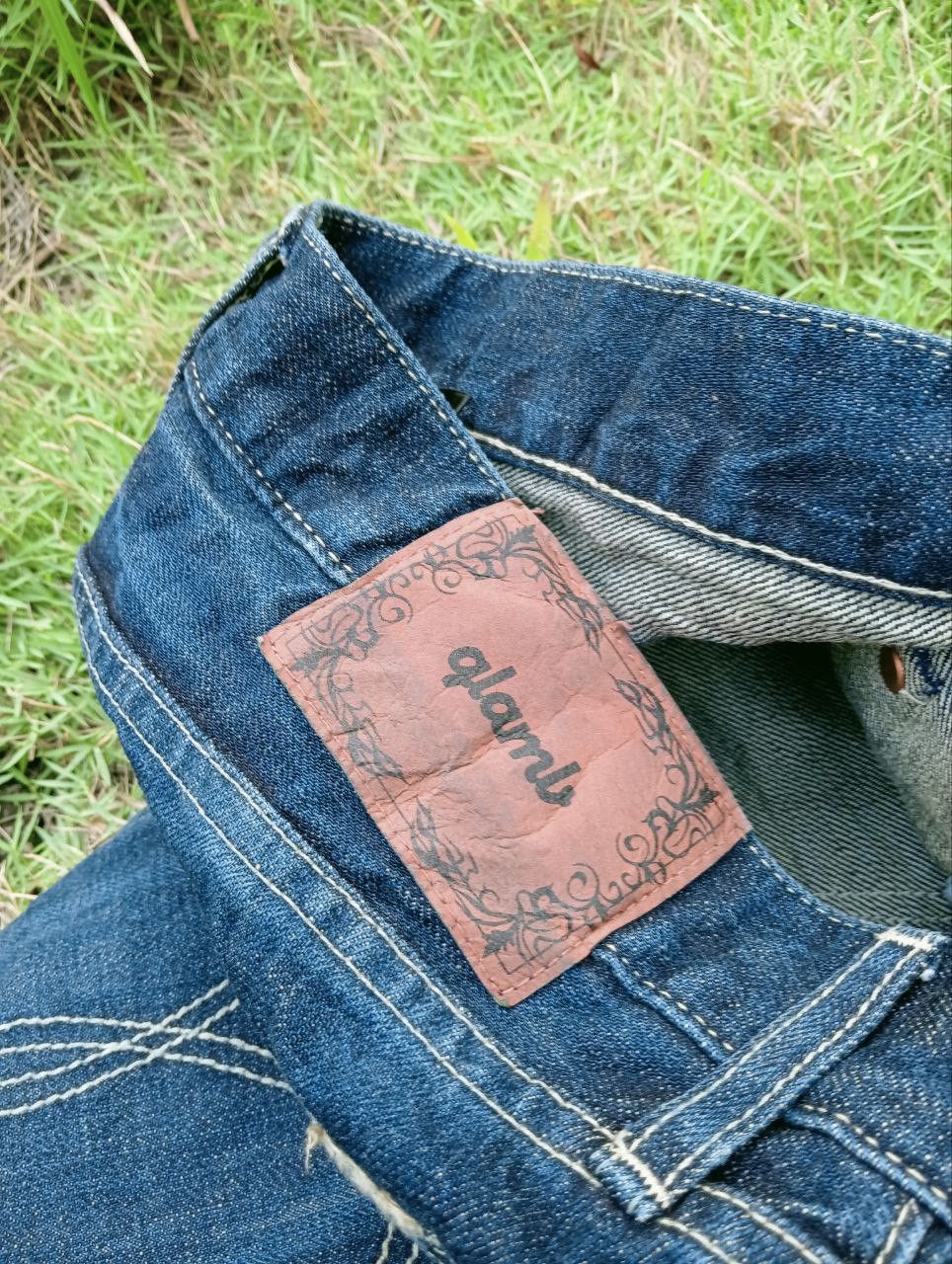 Japanese Brand JAPANESE QLAMB DISTRESSED FLARE PANTS - SIZE 3 Size US 34 / EU 50 - 10 Thumbnail
