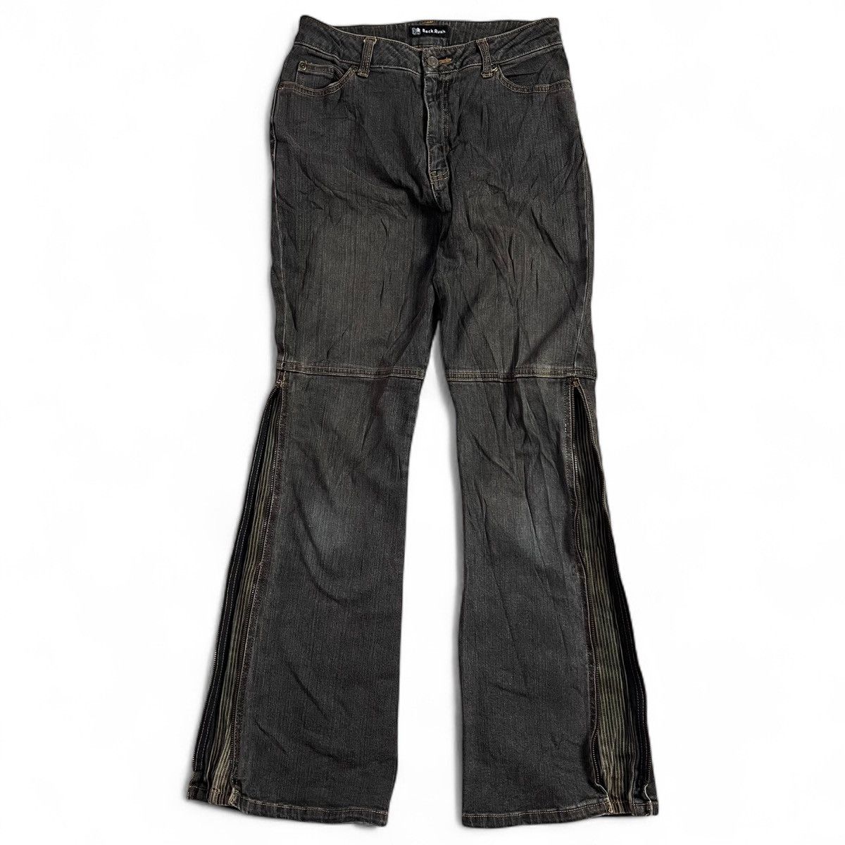 Japanese Brand Vintage Back Rush flare pants Size US 28 / EU 44 - 1 Thumbnail