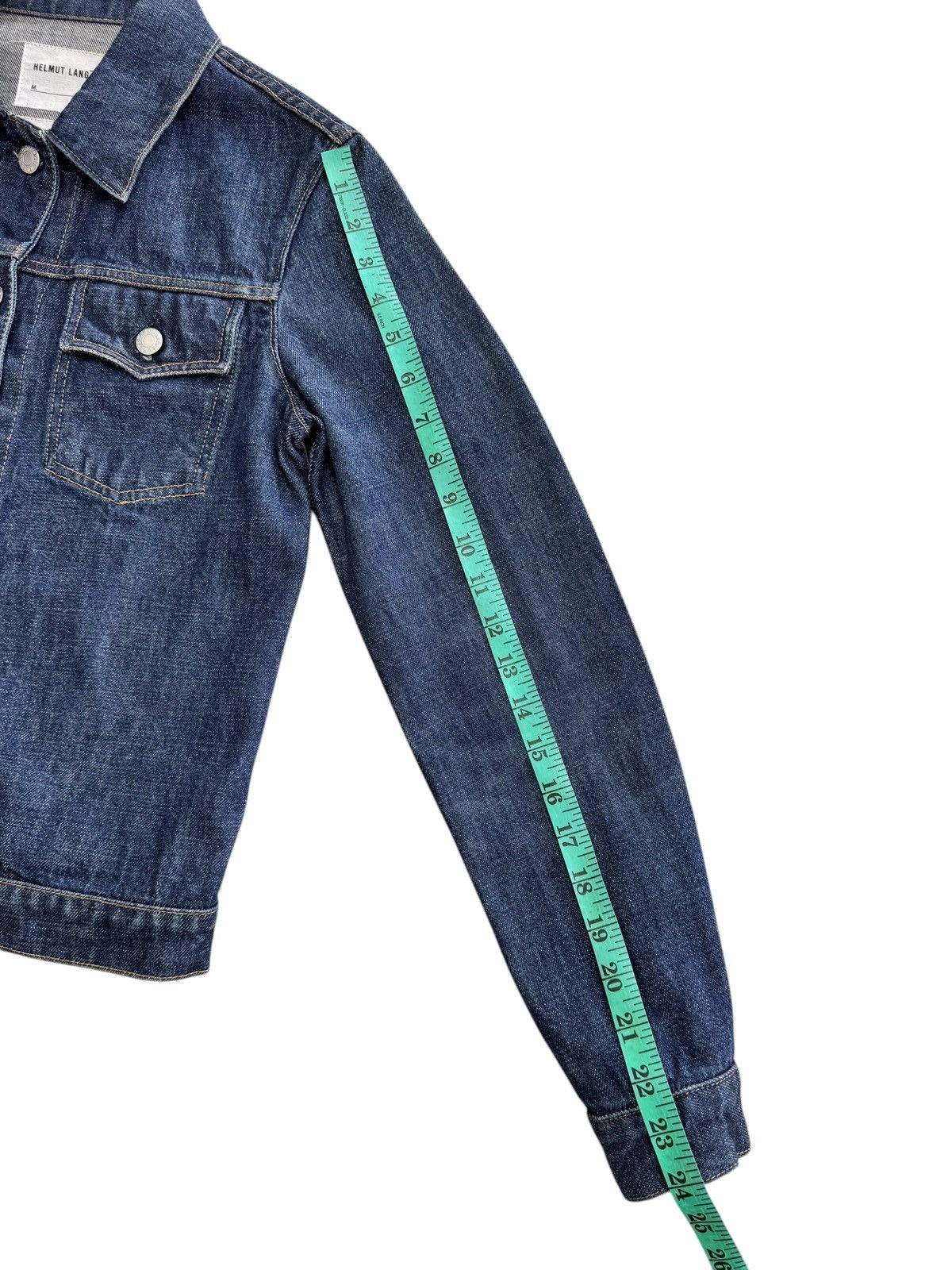 Designer × Helmut Lang Vintage 80s Helmut Lang Classic Denim Trucker jacket Size US XXS / EU 40 - 14 Thumbnail