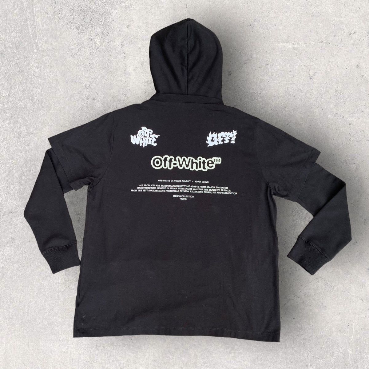 Off-White Adam is Eve Oversize Layer Hoodie Size US S / EU 44-46 / 1 - 3 Thumbnail