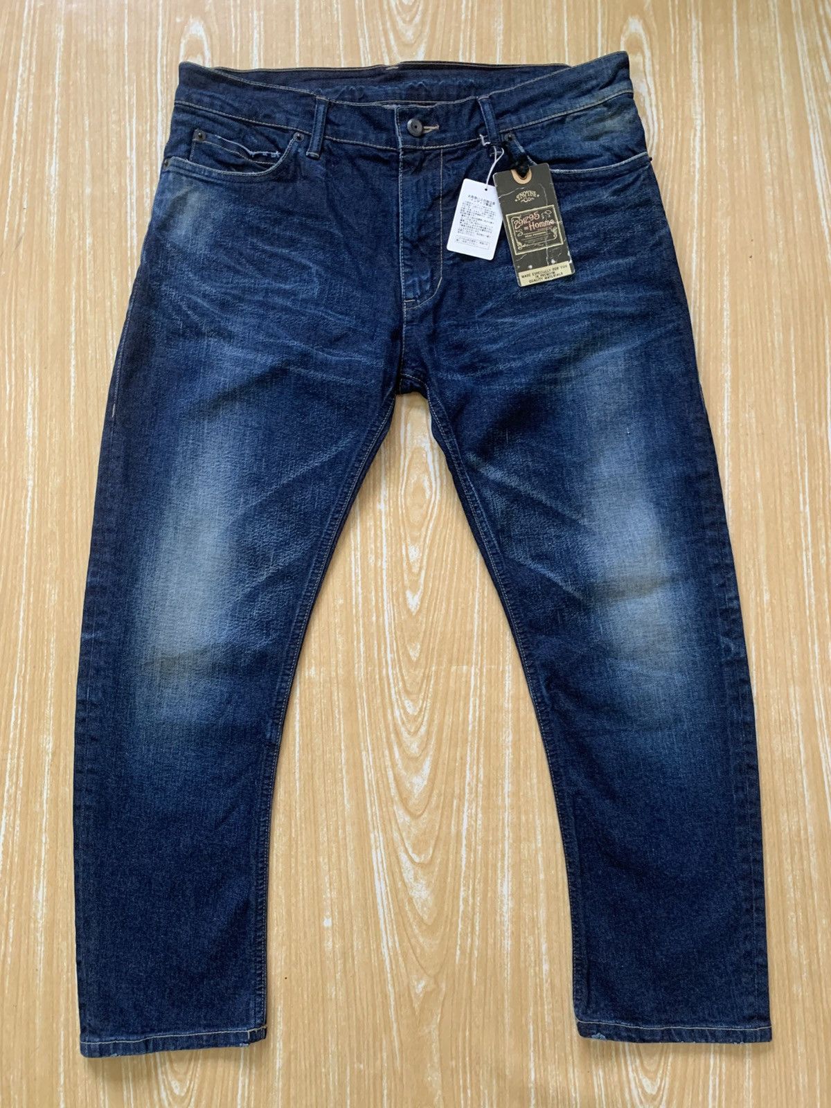 Designer × Japanese Brand 🔥 291295 Homme Japanese Brand Denim Pants New With Tag Size US 34 / EU 50 - 3 Thumbnail
