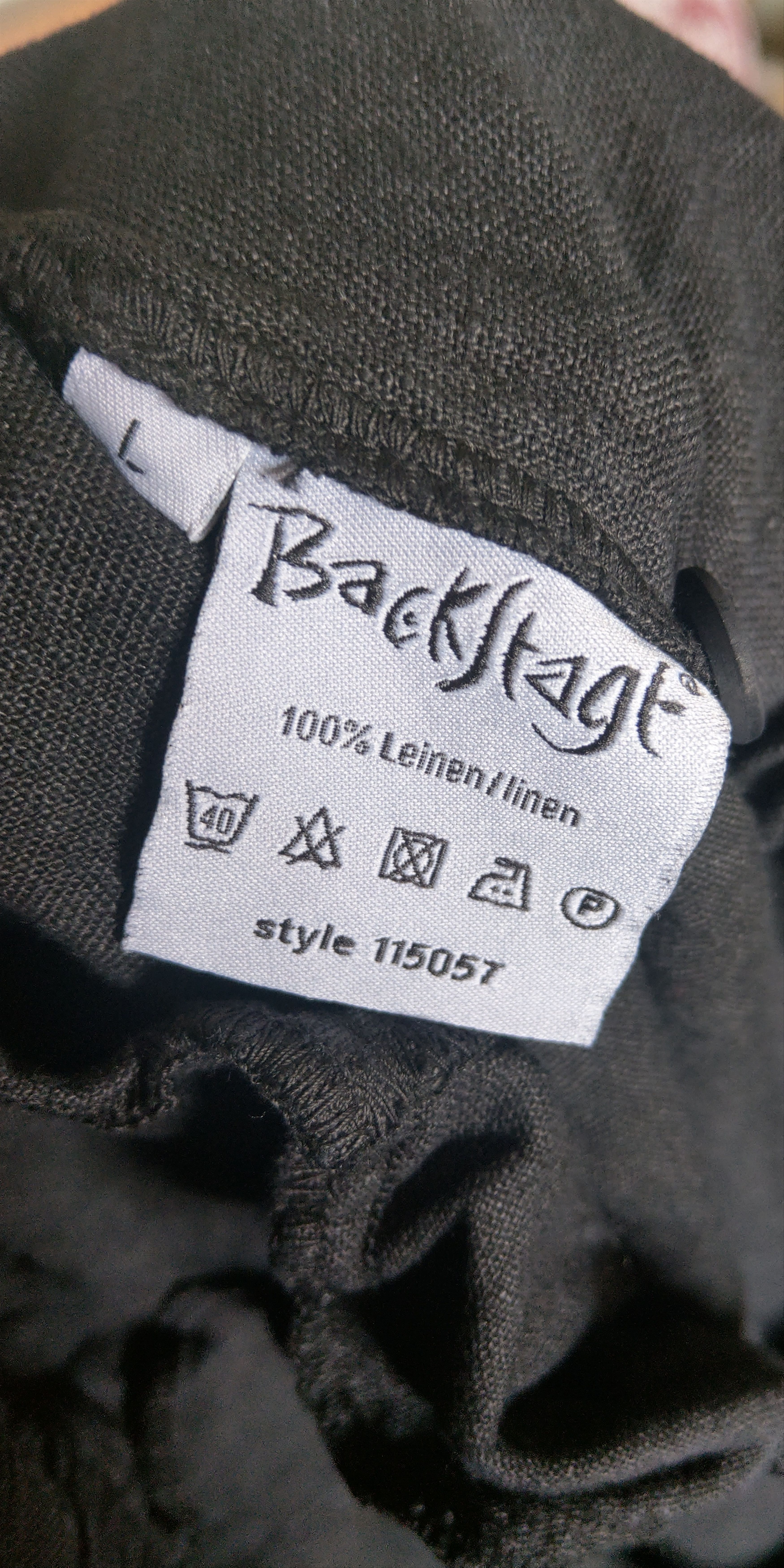 Vintage 100% Linen Pants Darkfashion Minimal y2k Vintage Wide Flared Size US 33 - 8 Thumbnail