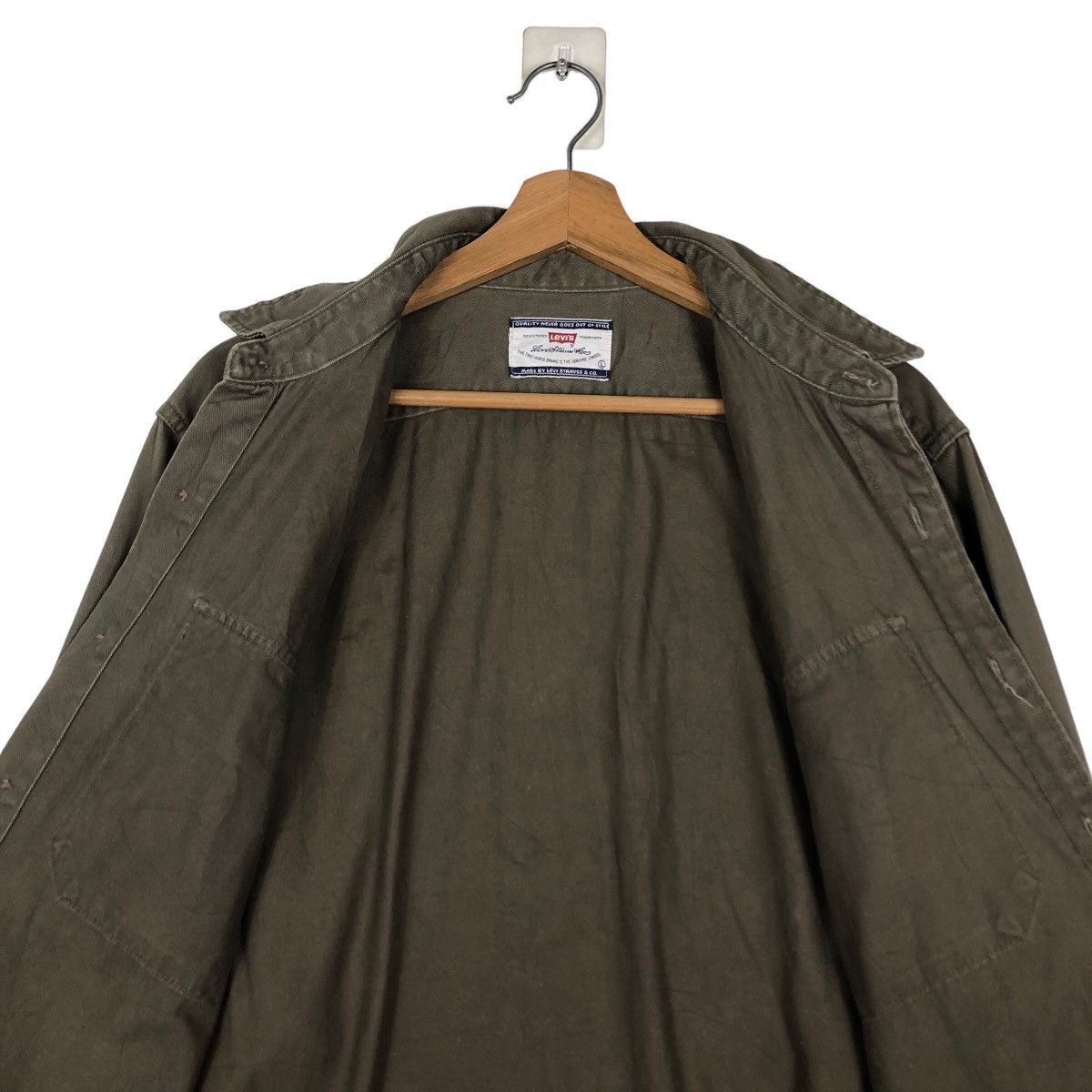 Levi's 🔥Vintage Levi’s Shirr Jacket Button Size US L / EU 52-54 / 3 - 14 Thumbnail