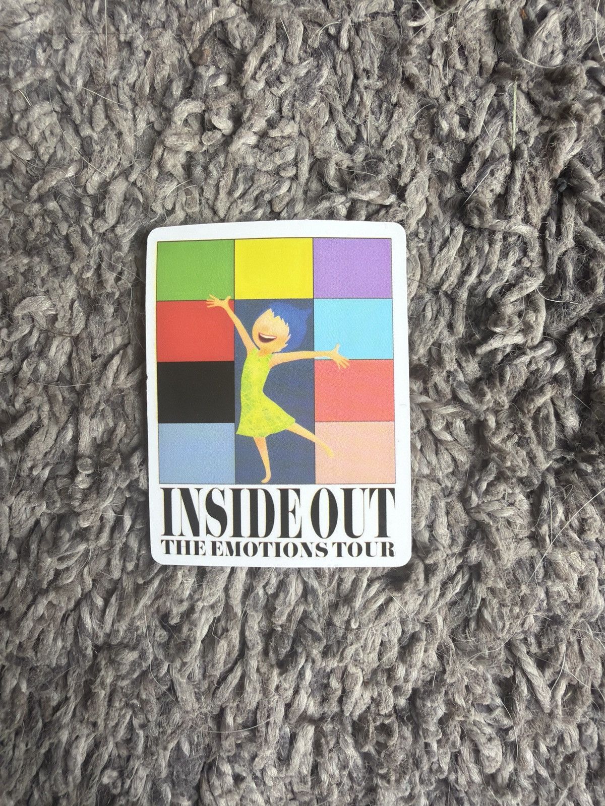 Disney Disney Pixar Inside Out The Emotions Tour Sticker Size ONE SIZE - 1 Thumbnail