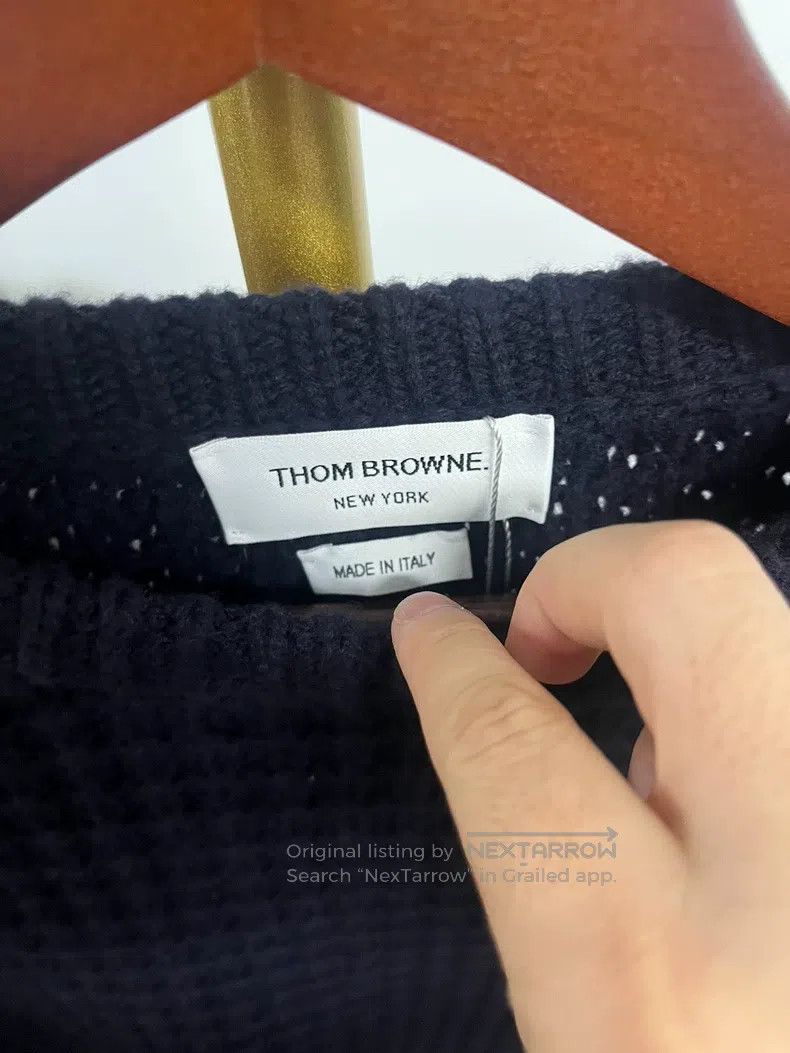 Thom Browne Thom Browne Blue cardigan Size US M / EU 48-50 / 2 - 2 Thumbnail