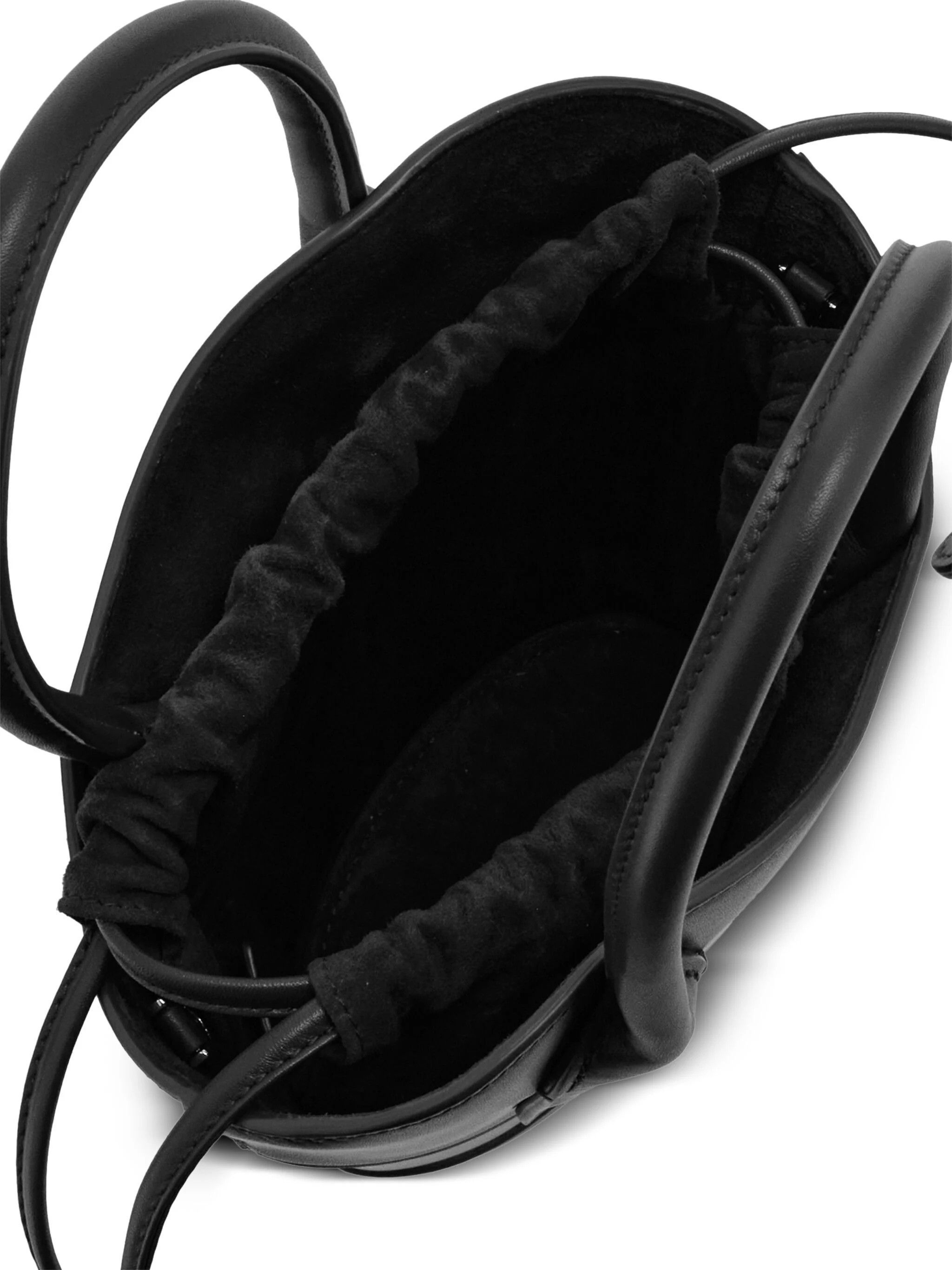 Salvatore Ferragamo o1s1rm0824 Size: OS / Cut-Out Mini Shoulder Bag in Black Size ONE SIZE - 7 Thumbnail
