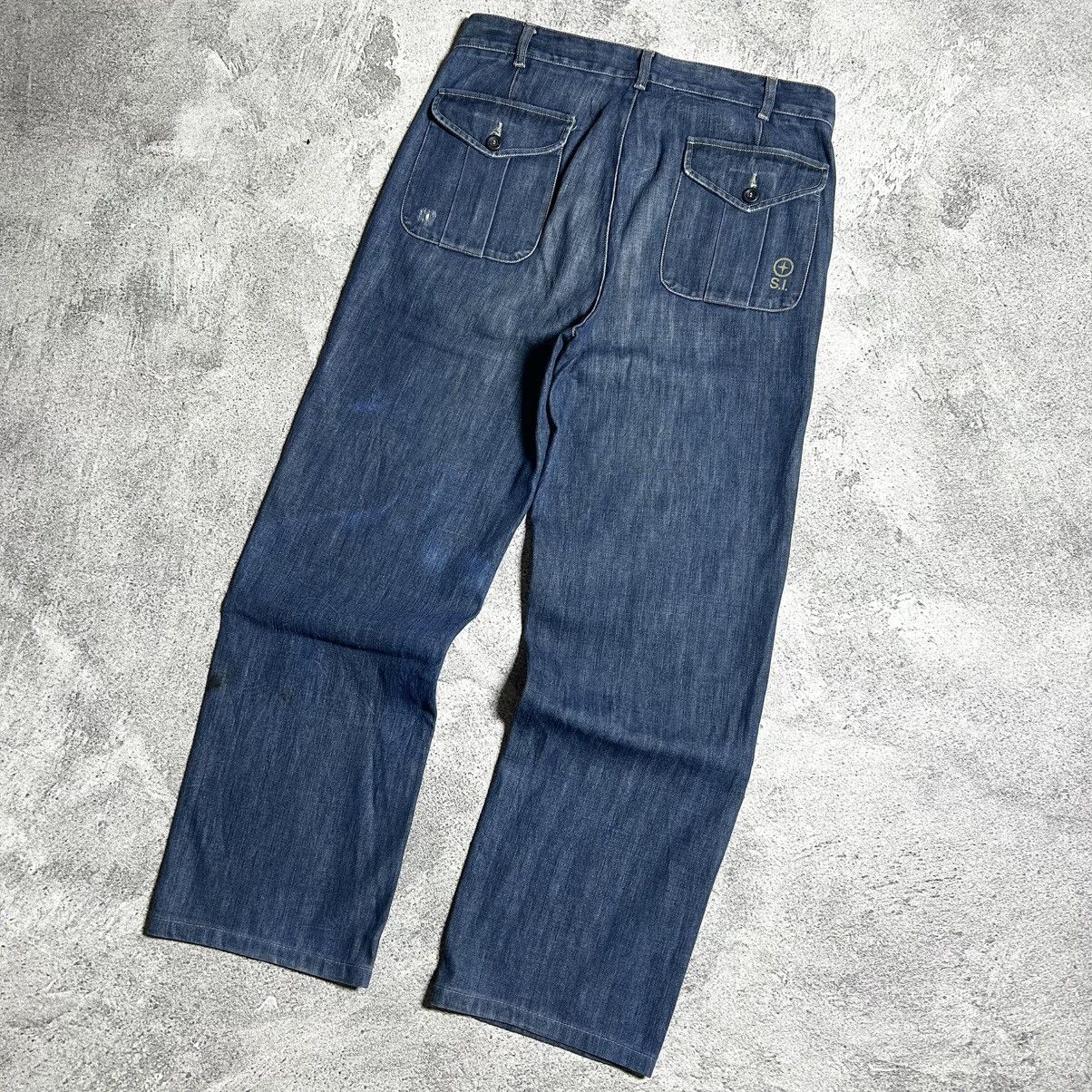 Stone Island Vintage 90s Stone Island Denim Pants Size US 34 / EU 50 - 22 Thumbnail