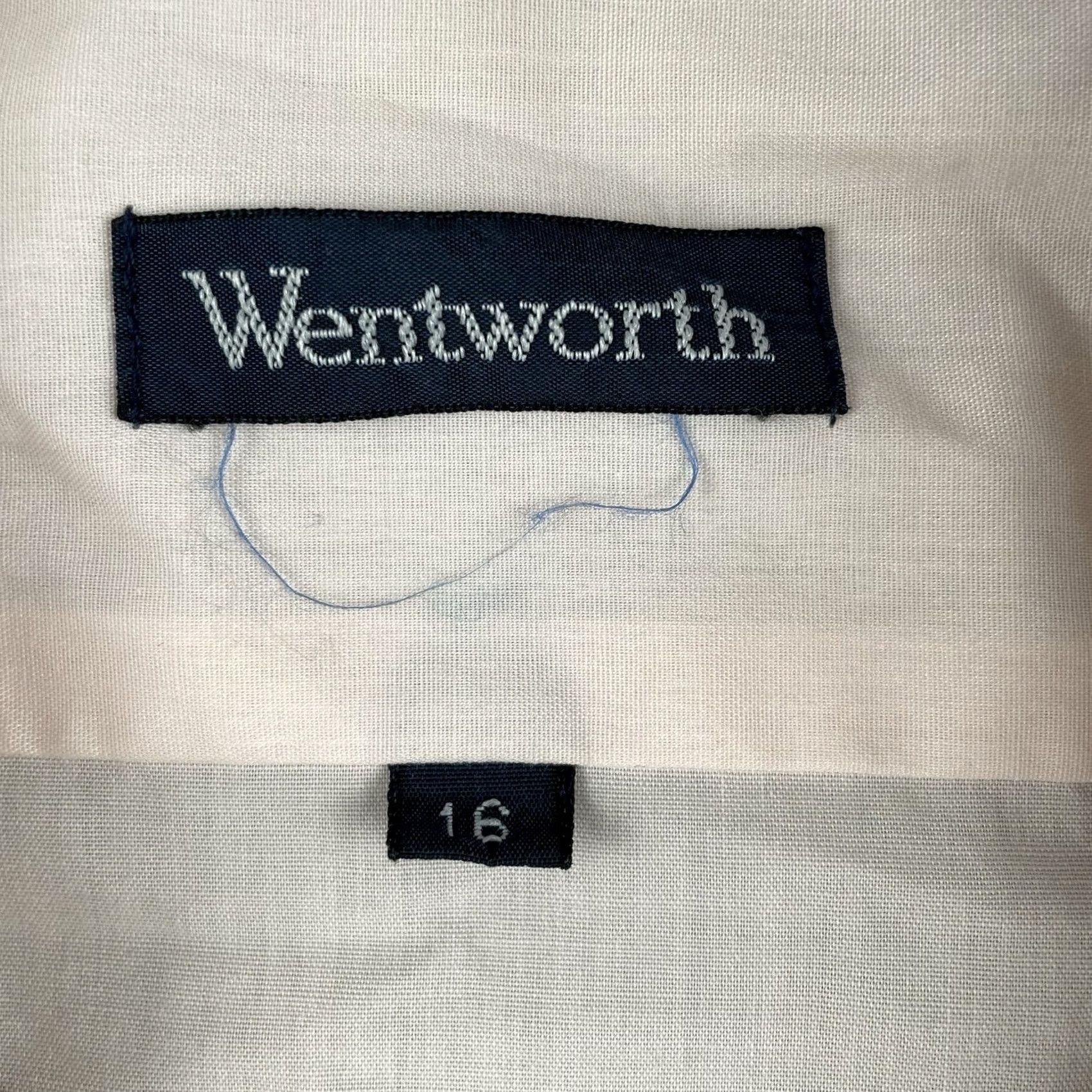 Vintage VINTAGE Wentworth Button-Up Pocket Shirt Mens XL Ivory 80s Lightweight Christmas Cowboy 80s? Size US XL / EU 56 / 4 - 5 Thumbnail