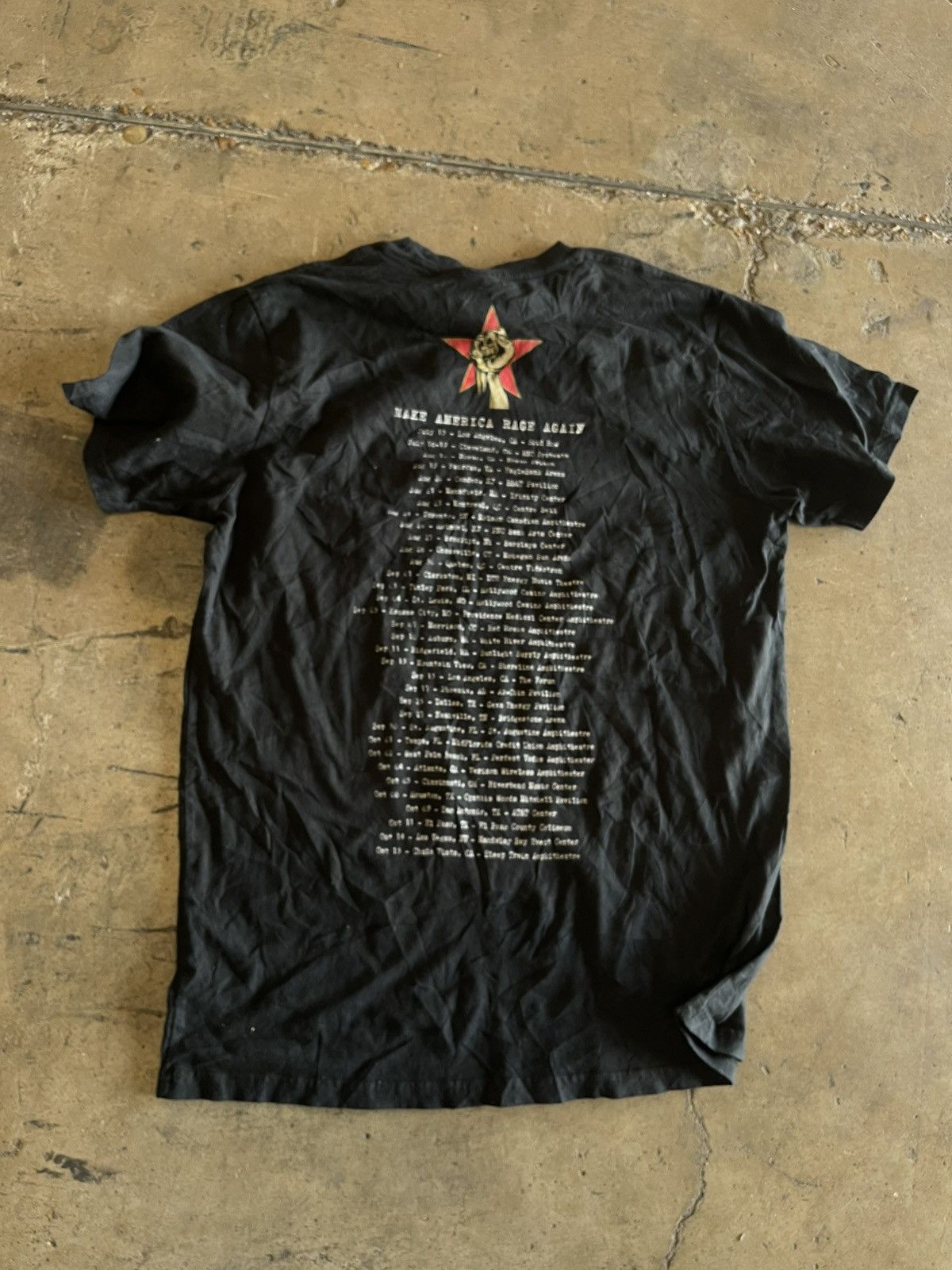 Band Tees × Punk and Yo × Rage Against The Machine Y2K PROPHETS OF RAGE TOUR TEE Size US L / EU 52-54 / 3 - 4 Thumbnail