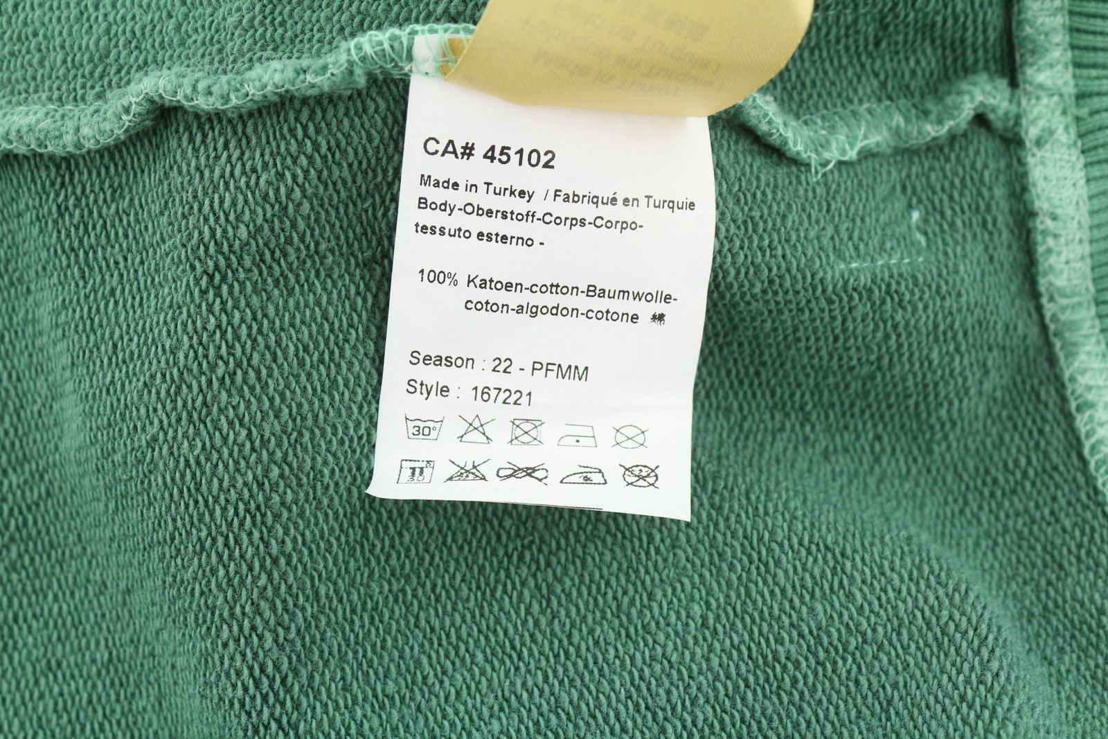 Scotch & Soda M Preppy Green Faded Cotton Hoodie 88561 Size US M / EU 48-50 / 2 - 8 Thumbnail