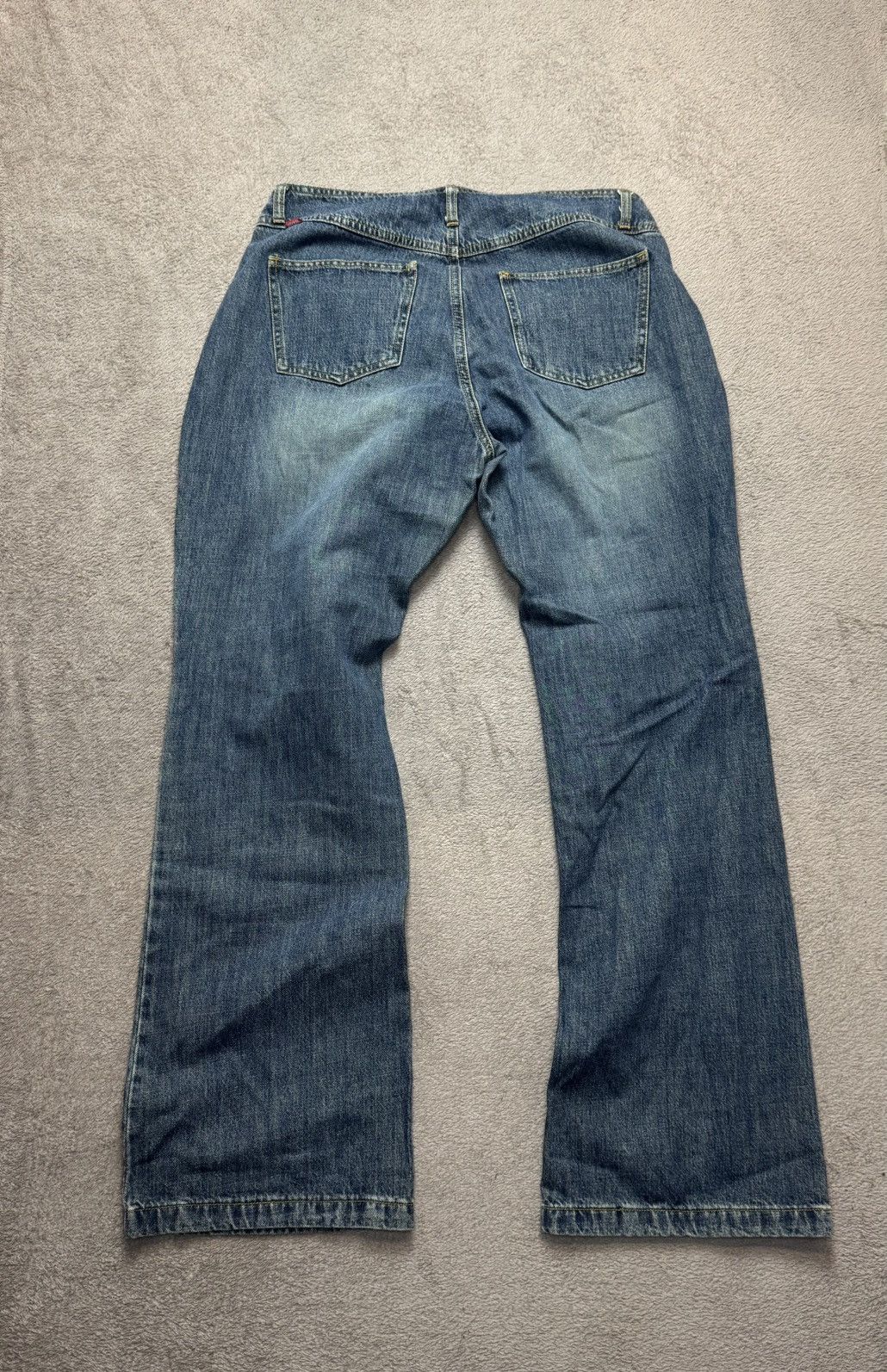 If Six Was Nine × Japanese Brand × Le Grande Bleu (L.G.B.) Jackpot Y2K Crazy Jeans Washed Denim LGB ifsixwasnine vibe Size US 32 / EU 48 - 4 Thumbnail