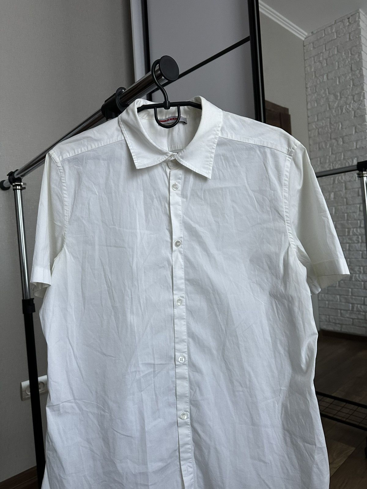Prada Prada Shirt Button Up Size US XL / EU 56 / 4 - 5 Thumbnail
