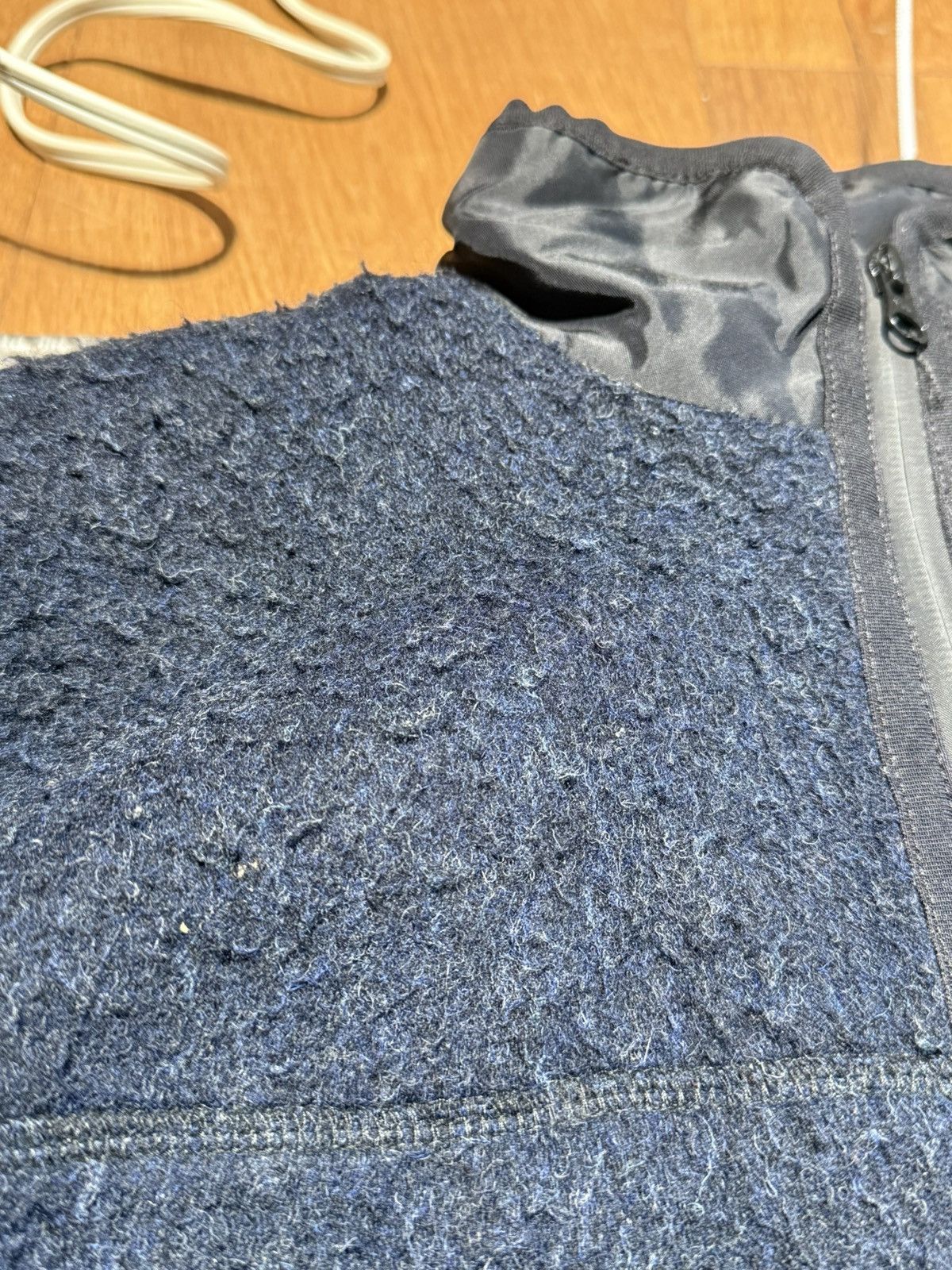 Patrik Ervell Patrik Ervell Navy Wool Fleece Jacket Size US S / EU 44-46 / 1 - 8 Thumbnail