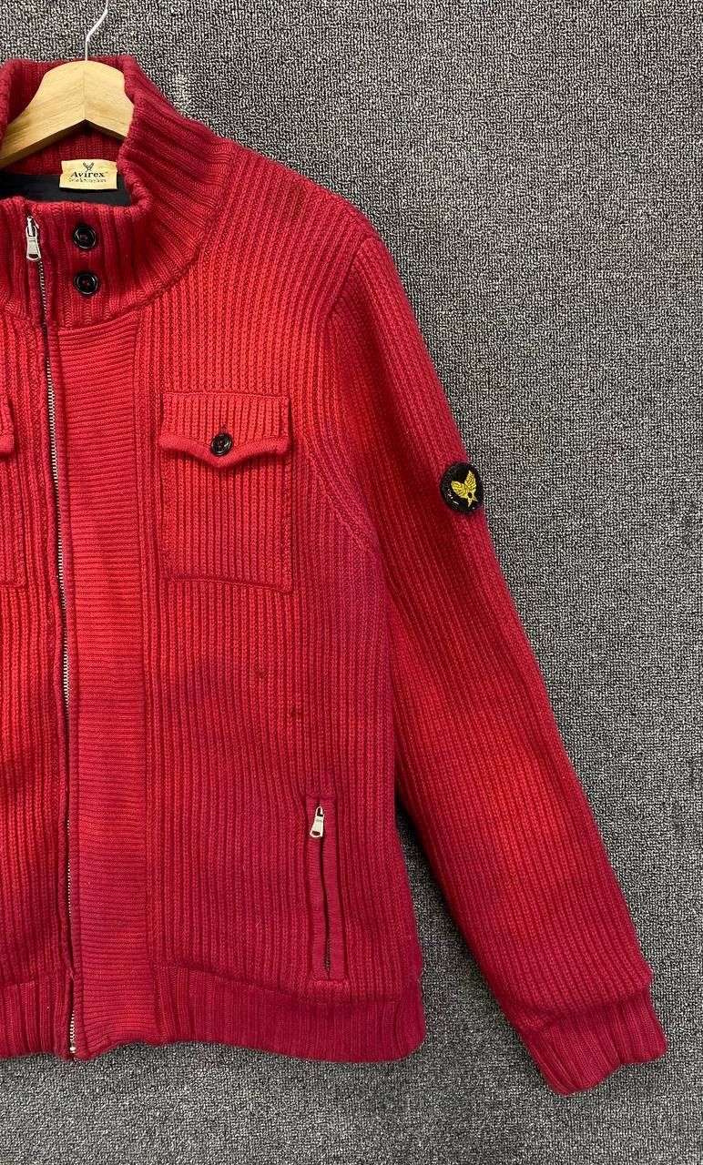Avirex Vintage Avirex Civilian & Military Tailors Knitted Jacket Size US M / EU 48-50 / 2 - 4 Thumbnail