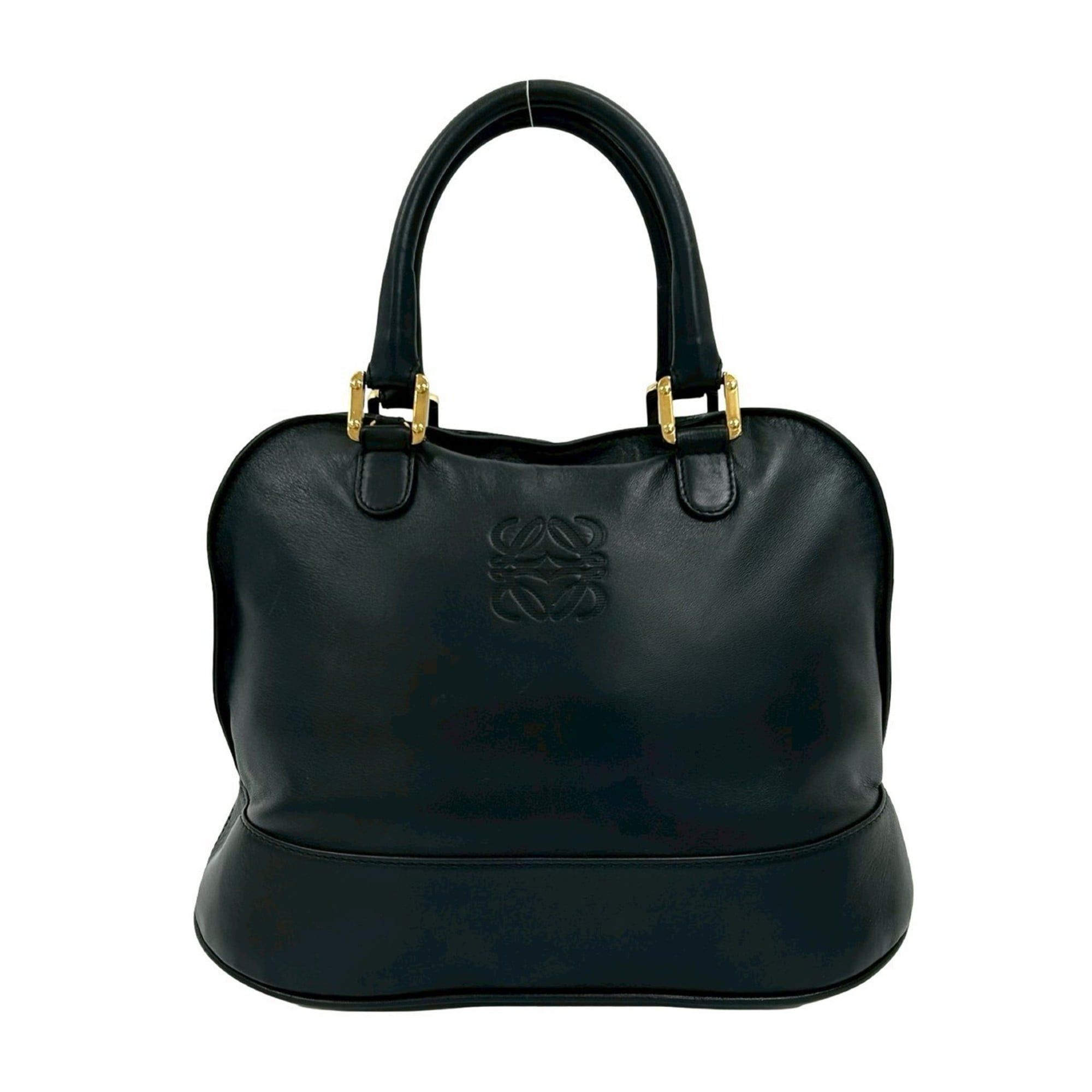 Loewe LOEWE Vintage Anagram Nappa Leather Handbag, Boston Bag, Tote Black 74420 Size ONE SIZE - 1 Thumbnail