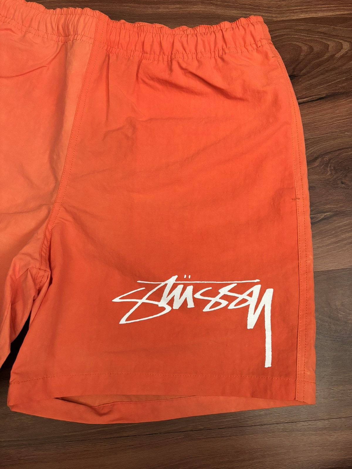 Stussy Stussy Wave Dye Persimmon Nylon Shorts Size US 30 / EU 46 - 3 Thumbnail