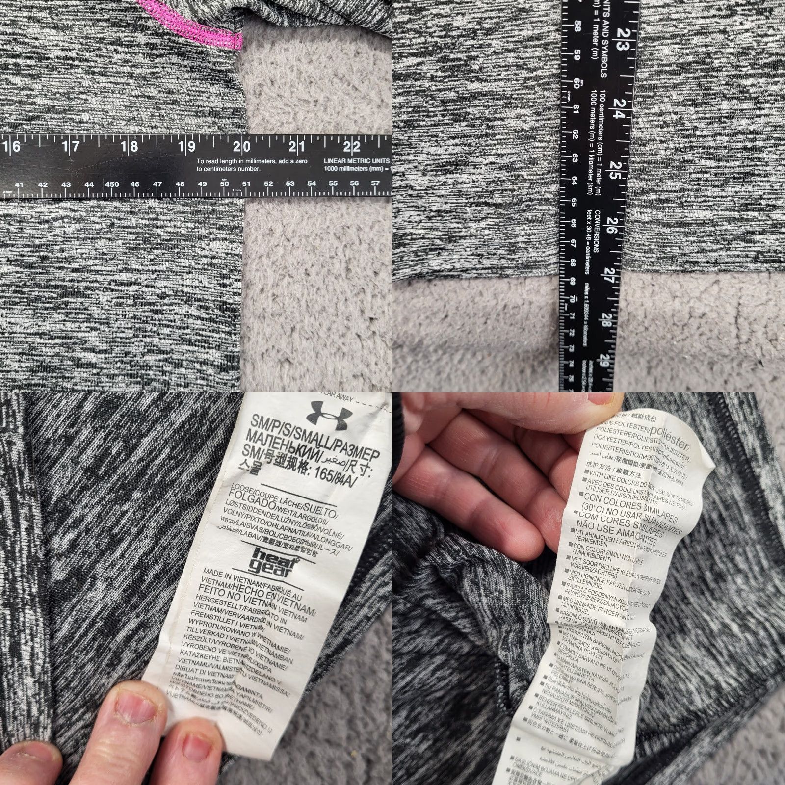 Under Armour Under Armour Shirt Womens Small Gray Pink Lightweight Zip Athletic Ladies Jacket Size S / US 4 / IT 40 - 8 Thumbnail