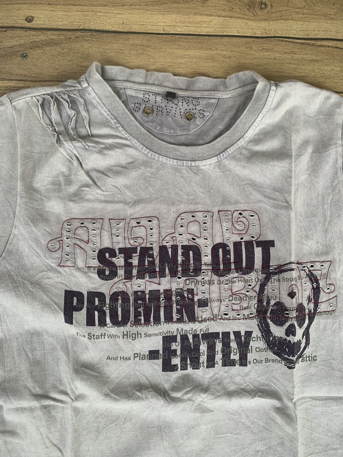 In The Attic In the attic distressed hand stitch tees Size US L / EU 52-54 / 3 - 2 Thumbnail