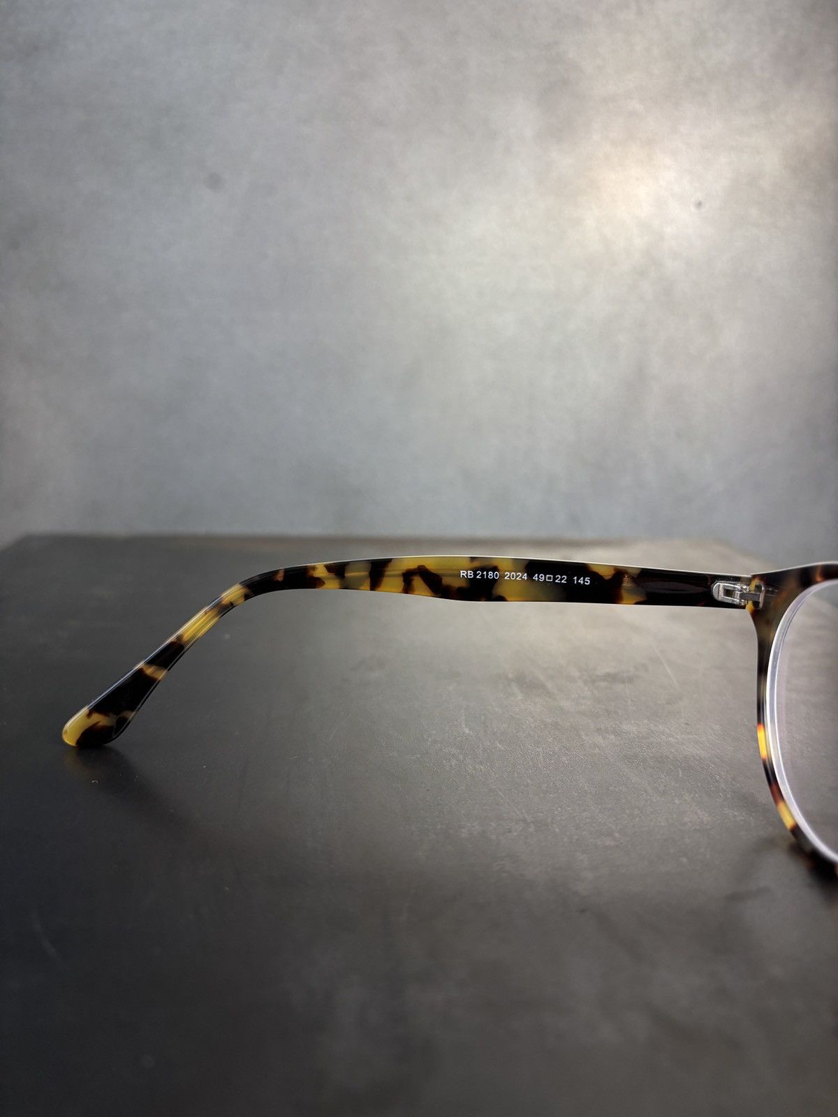 RayBan RayBan Eyeglasses Tortoise Shell Full Frame Rounded RB 2180 Size ONE SIZE - 3 Thumbnail