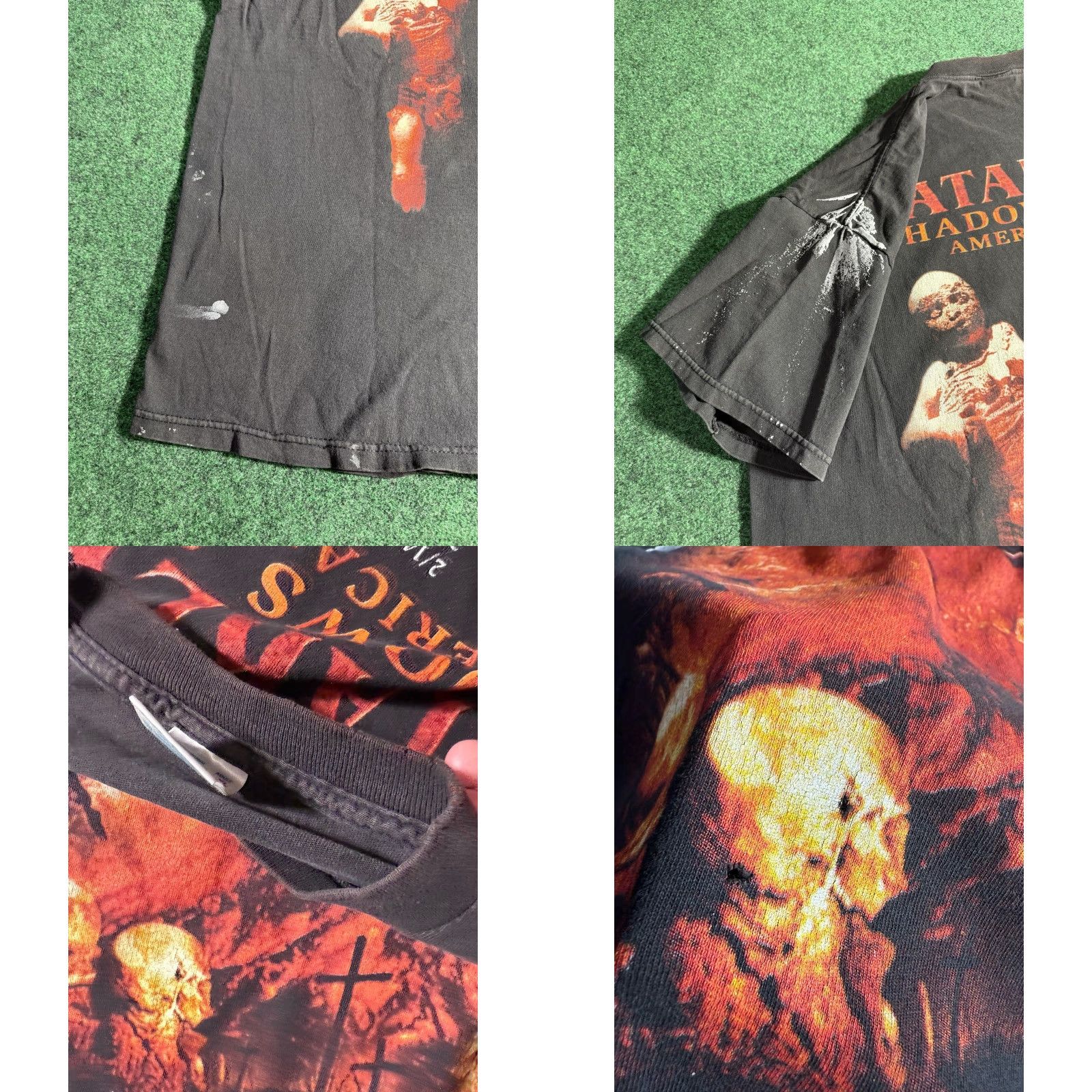 Delta VINTAGE Kataklysm Shadows and Dust 2003 T-Shirt XL Black Unisex Short Sleeve Graphic Tee 2003 Death Metal, Delta Size US XL / EU 56 / 4 - 9 Thumbnail