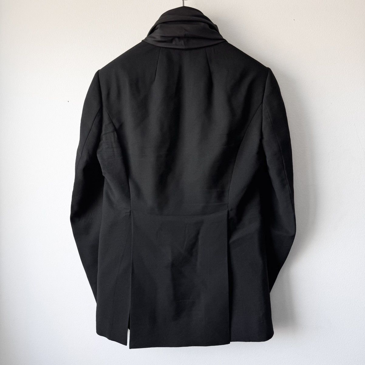 Rick Owens Rick Owens SS2015 Black Wool Silk Shawl Collar Blazer Jacket Size US M / EU 48-50 / 2 - 6 Thumbnail
