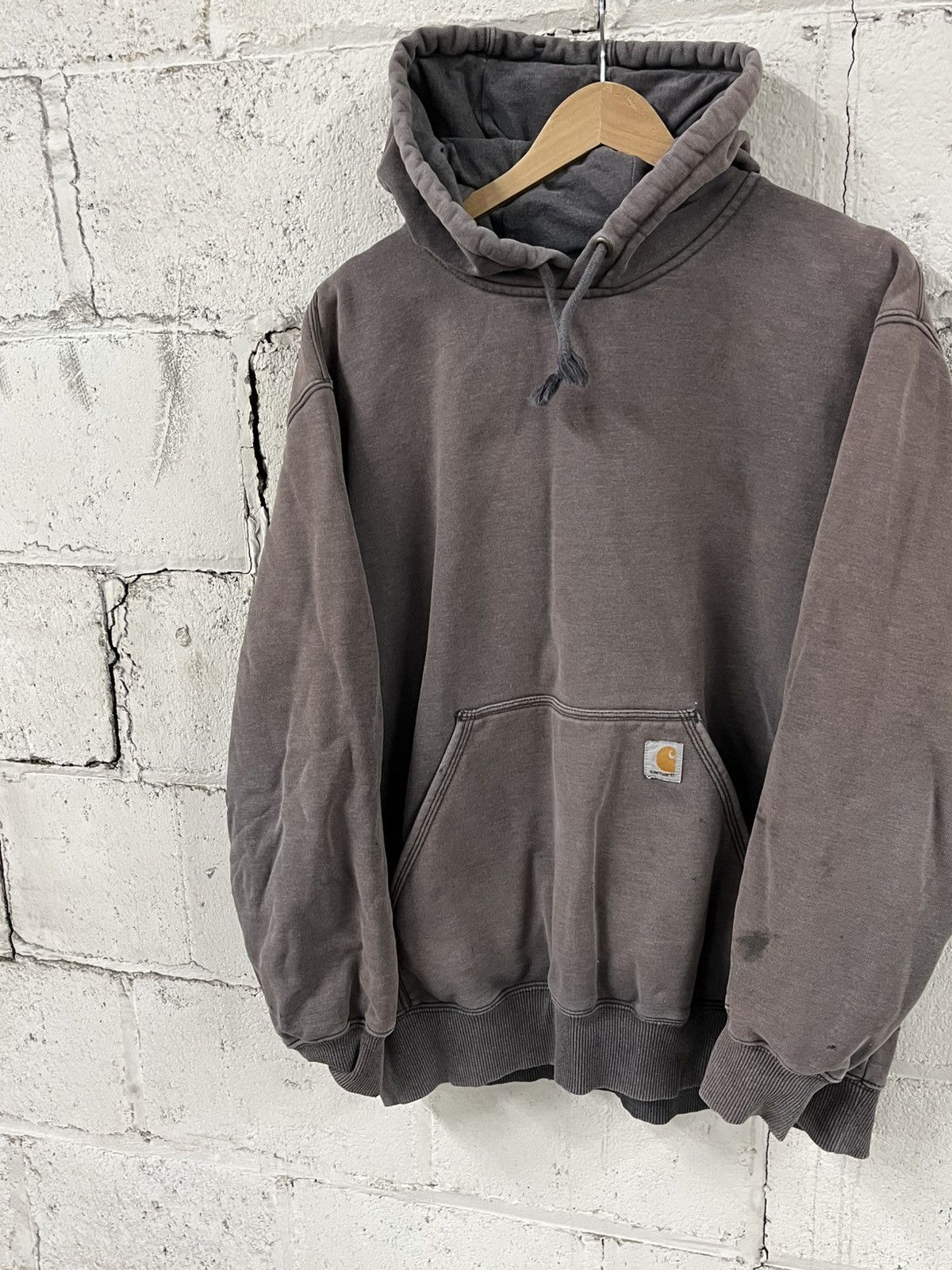 Carhartt Sun faded boxy fit Carhartt hoodie streetwear rare 90s Size US XL / EU 56 / 4 - 4 Thumbnail