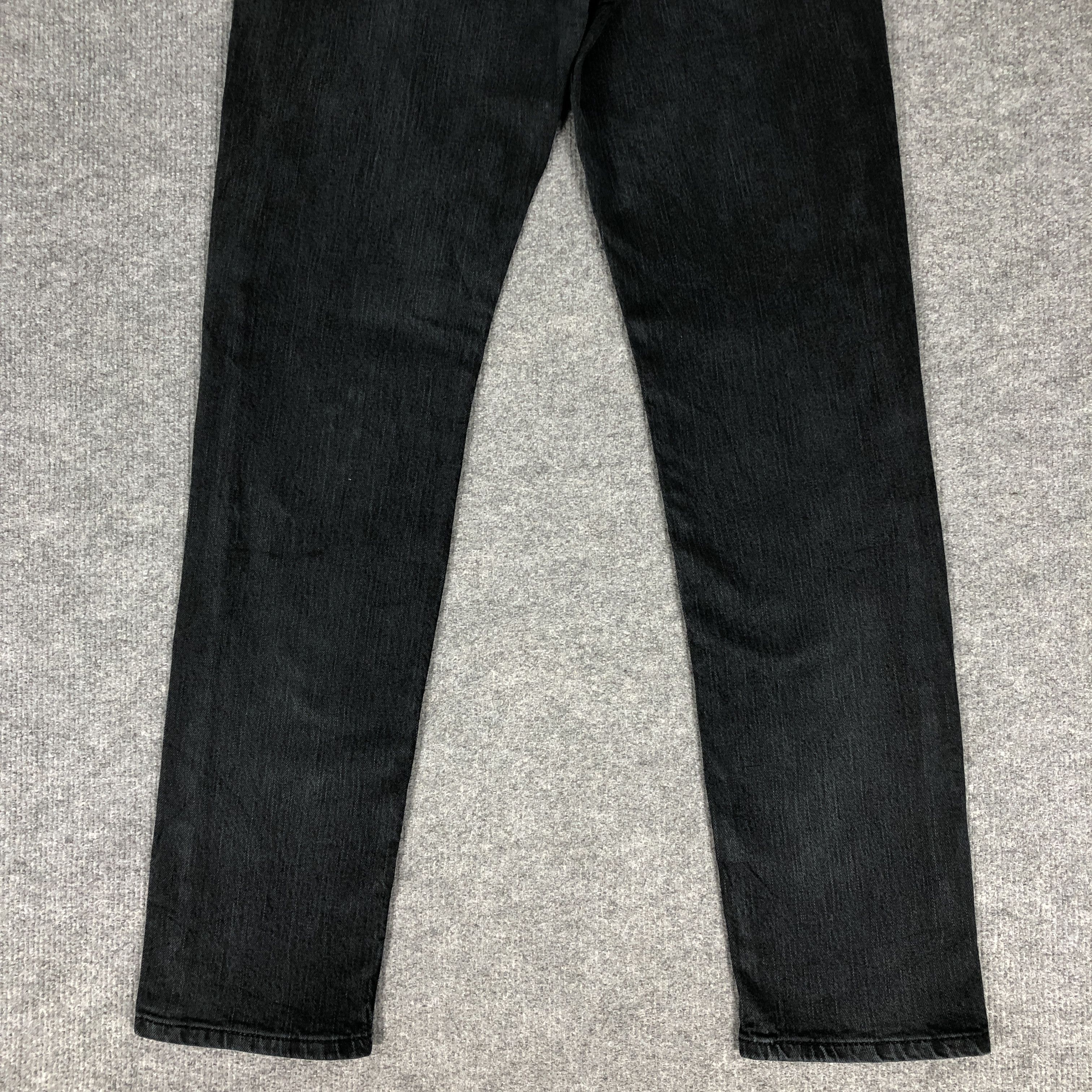 Levi's × Vintage Womens Vintage Levis 511 Jeans Faded Black L889W Size 31" - 8 Thumbnail