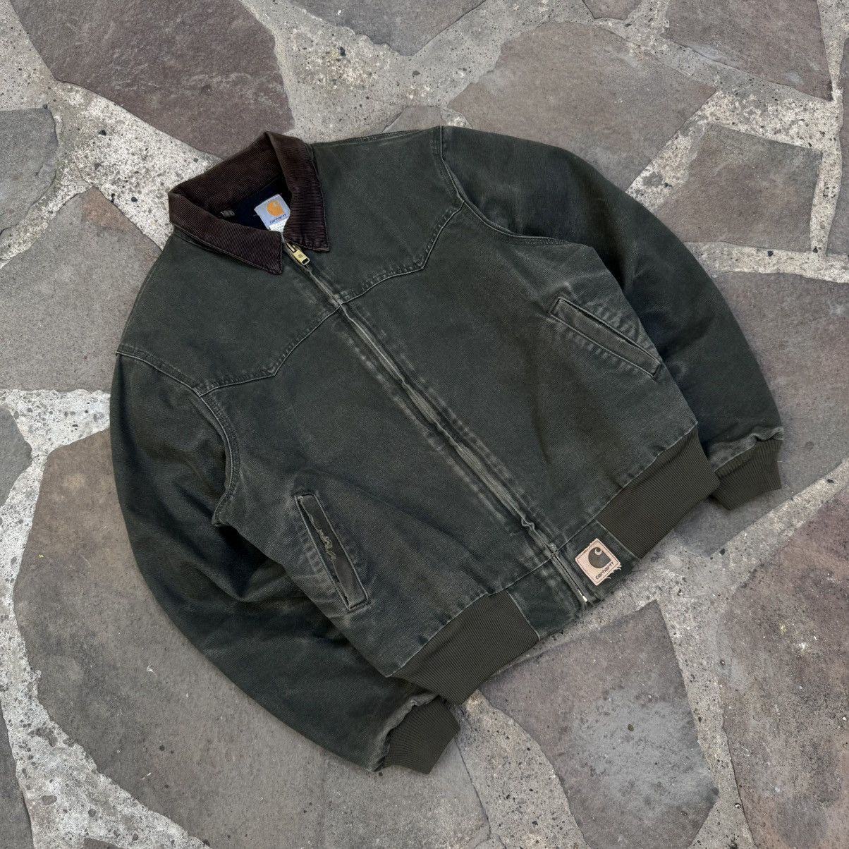 Carhartt 📦 SOLD 📦Vintage Carhartt Santa Fe Jacket J14 MOS Big Logo Size US L / EU 52-54 / 3 - 2 Thumbnail