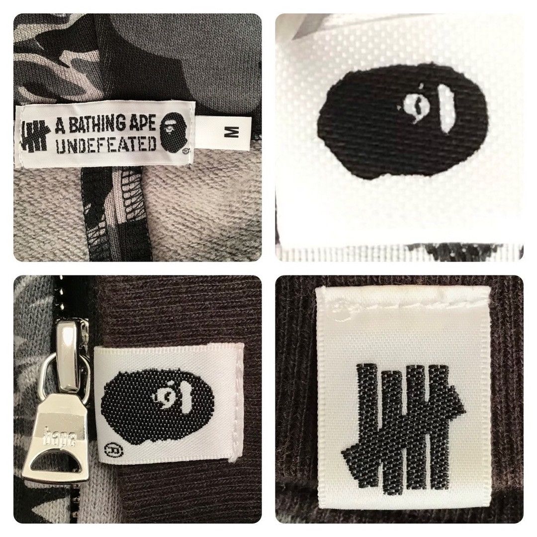 Bape × Undefeated BAPE × Undefeated Tiger Shark Full Zip Hoodie a bathing ape Size US M / EU 48-50 / 2 - 7 Thumbnail