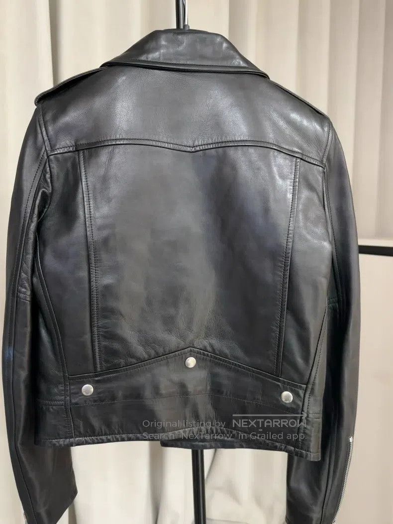 Saint Laurent Paris Saint Laurent Paris Motorcycle Zip Leather Jacket Size XS / US 0-2 / IT 36-38 - 4 Thumbnail