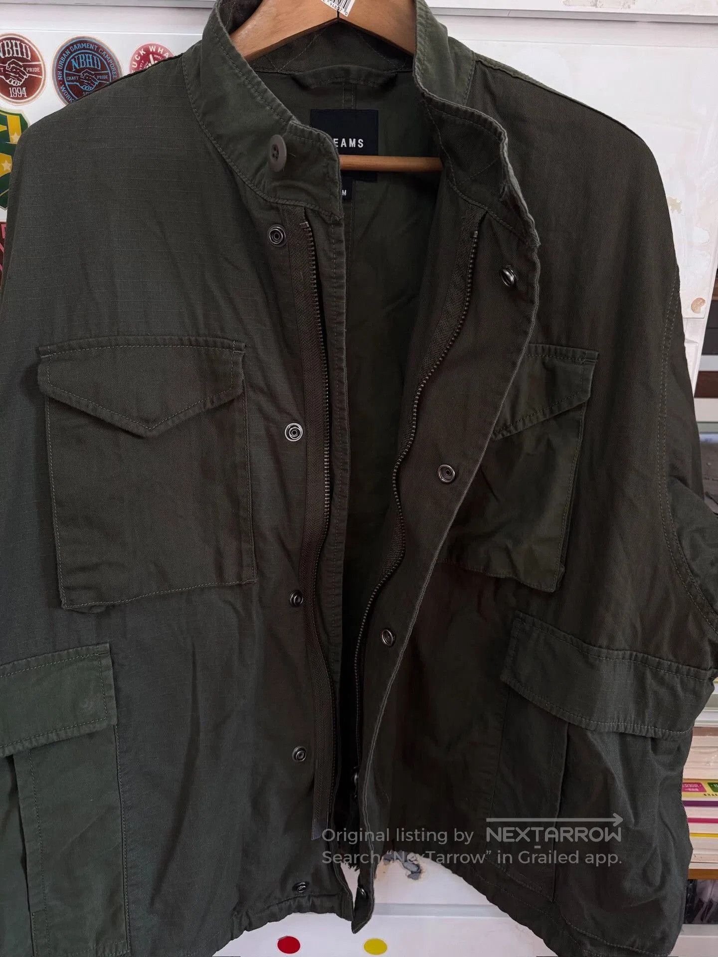 Beams Japan BEAMS M65 Utility Colorblock Jacket. Size US M / EU 48-50 / 2 - 5 Thumbnail