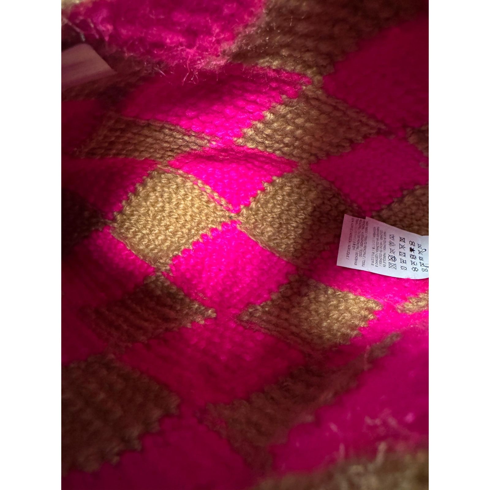 Marni Marni Checkered Bag Brown/Pink Size ONE SIZE - 3 Thumbnail