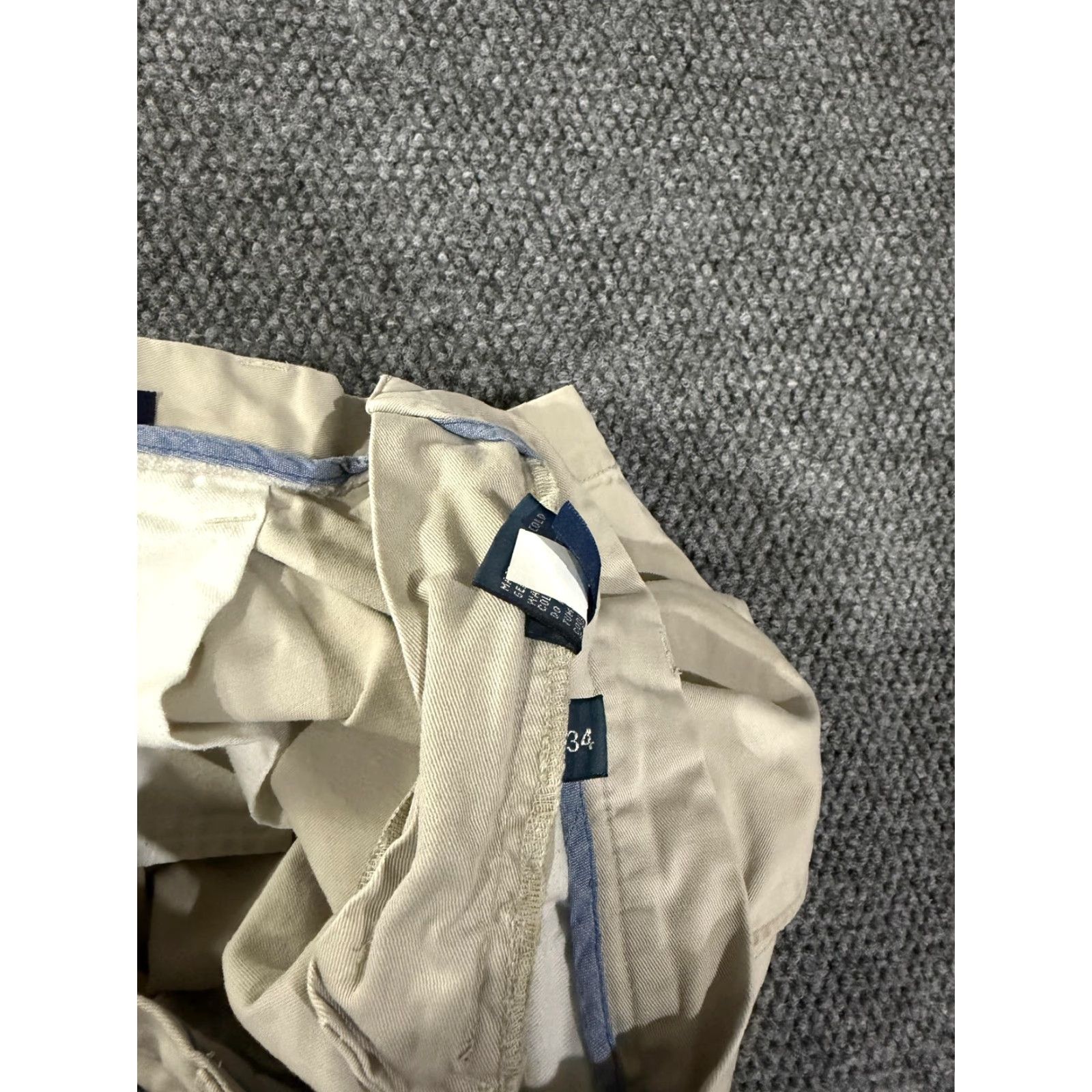 Polo Ralph Lauren Polo Ralph Lauren Shorts Mens 34 Beige Classic Fit Pleated 9 Inch Chino Casual Polo Logo Pocket Size US S / EU 44-46 / 1 - 7 Thumbnail