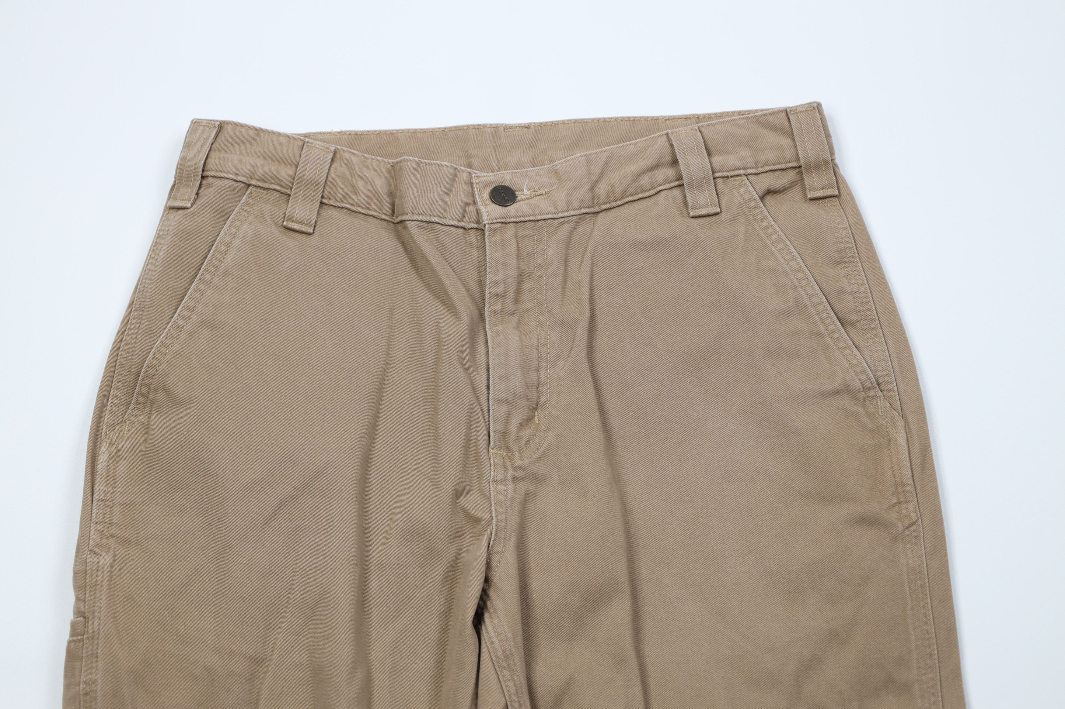 Carhartt Vintage Y2K Carhartt Leg Workwear Pants Beige Cotton Size US 34 / EU 50 - 2 Thumbnail