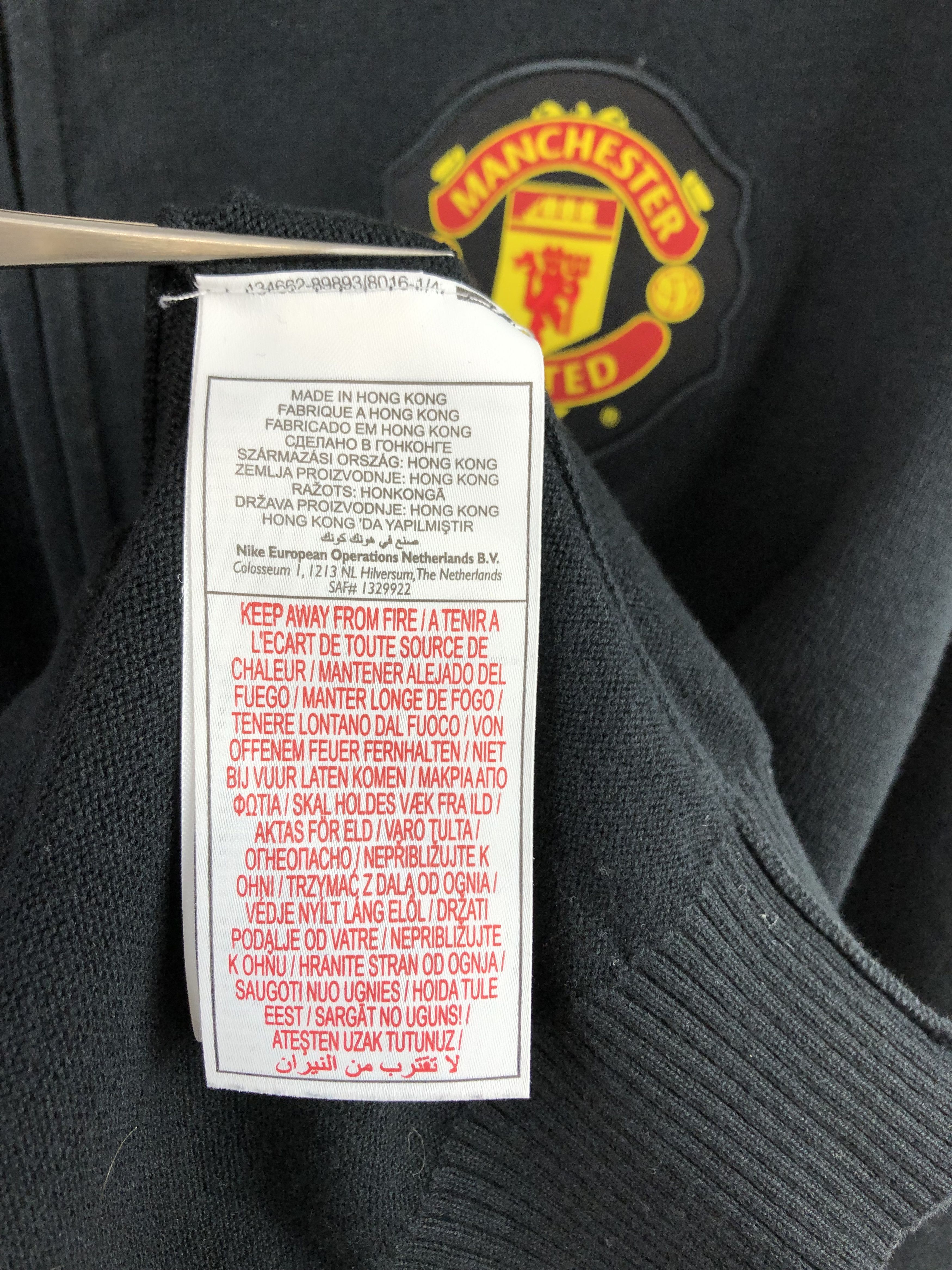 Nike Vintage Manchester United Football Jacket Sweater Soccer Size US L / EU 52-54 / 3 - 10 Thumbnail