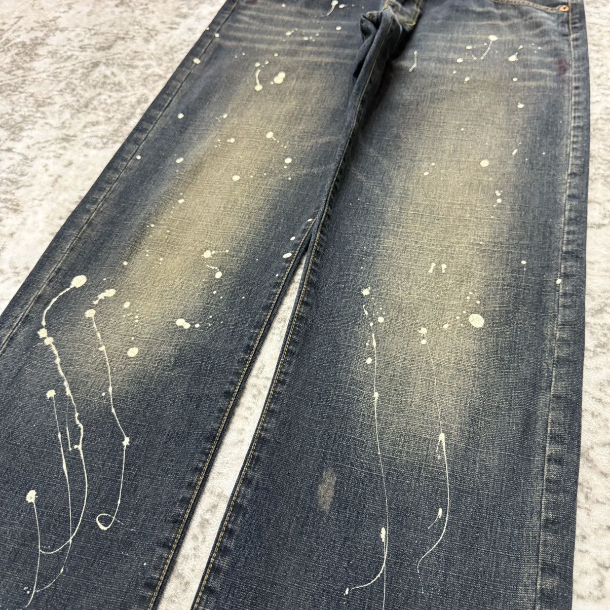 Oshkosh Vintage Oshkosh Paint Splatter Mud Wash Loose Jeans Size US 34 / EU 50 - 7 Thumbnail