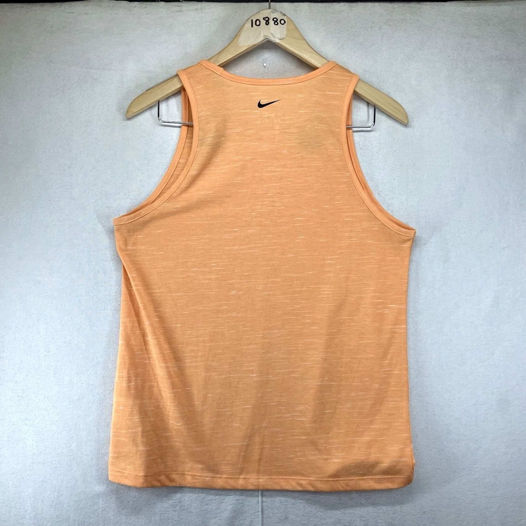 Nike Nike Dri-Fit Tank Top Womens Med Orange Activewear Tee Light Heather Sleeveless Size M / US 6-8 / IT 42-44 - 2 Thumbnail