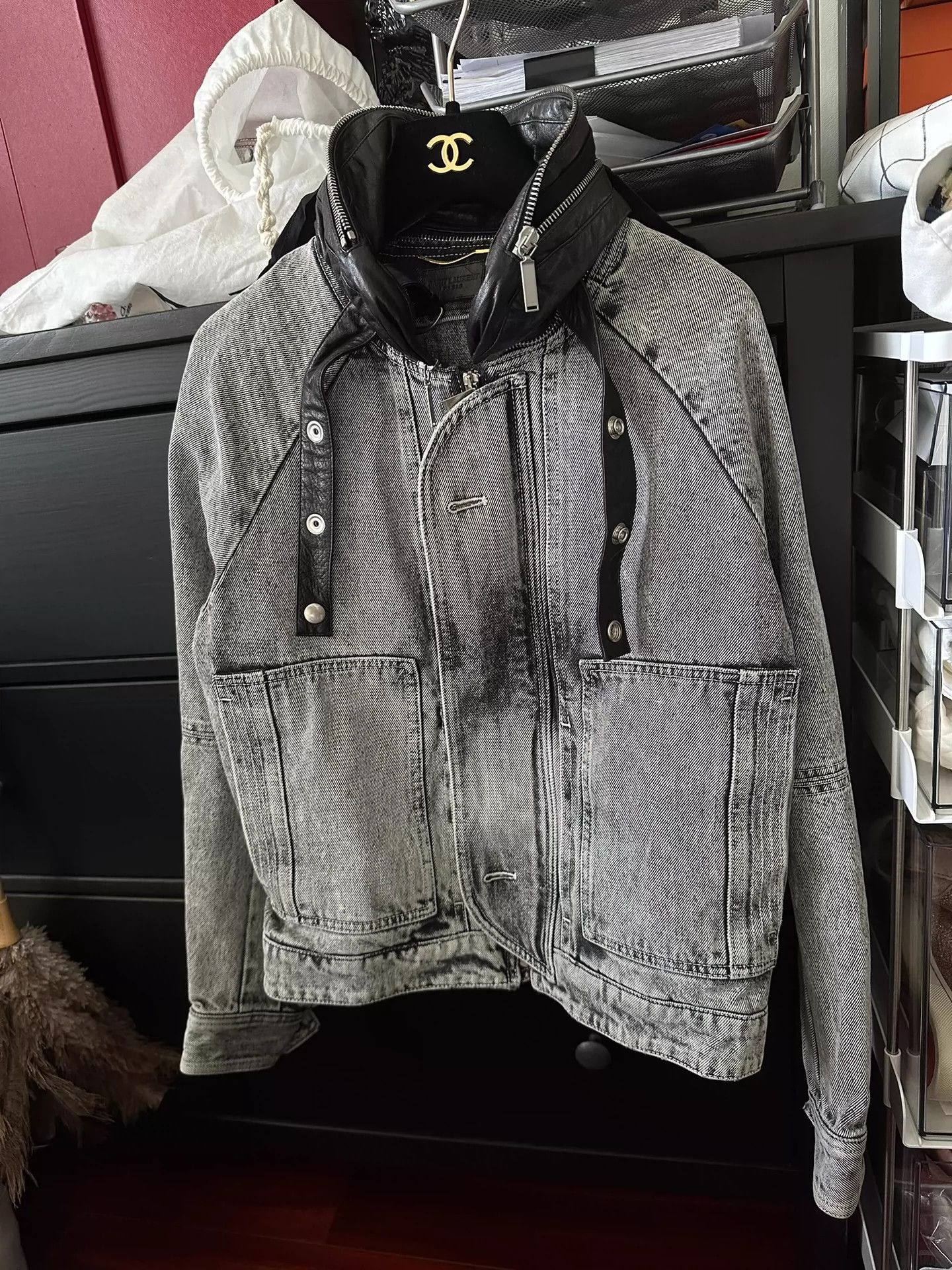 Saint Laurent Paris Saint Laurent Paris Hooded sheepskin jacket Size US XS / EU 42 / 0 - 1 Thumbnail