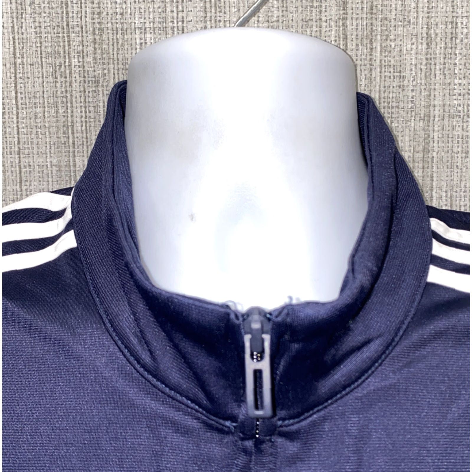 Adidas Adidas Track Jacket Mens Full Zip Blue/White Size L Regular/Adult Men 24 In Armpit Size US L / EU 52-54 / 3 - 3 Thumbnail