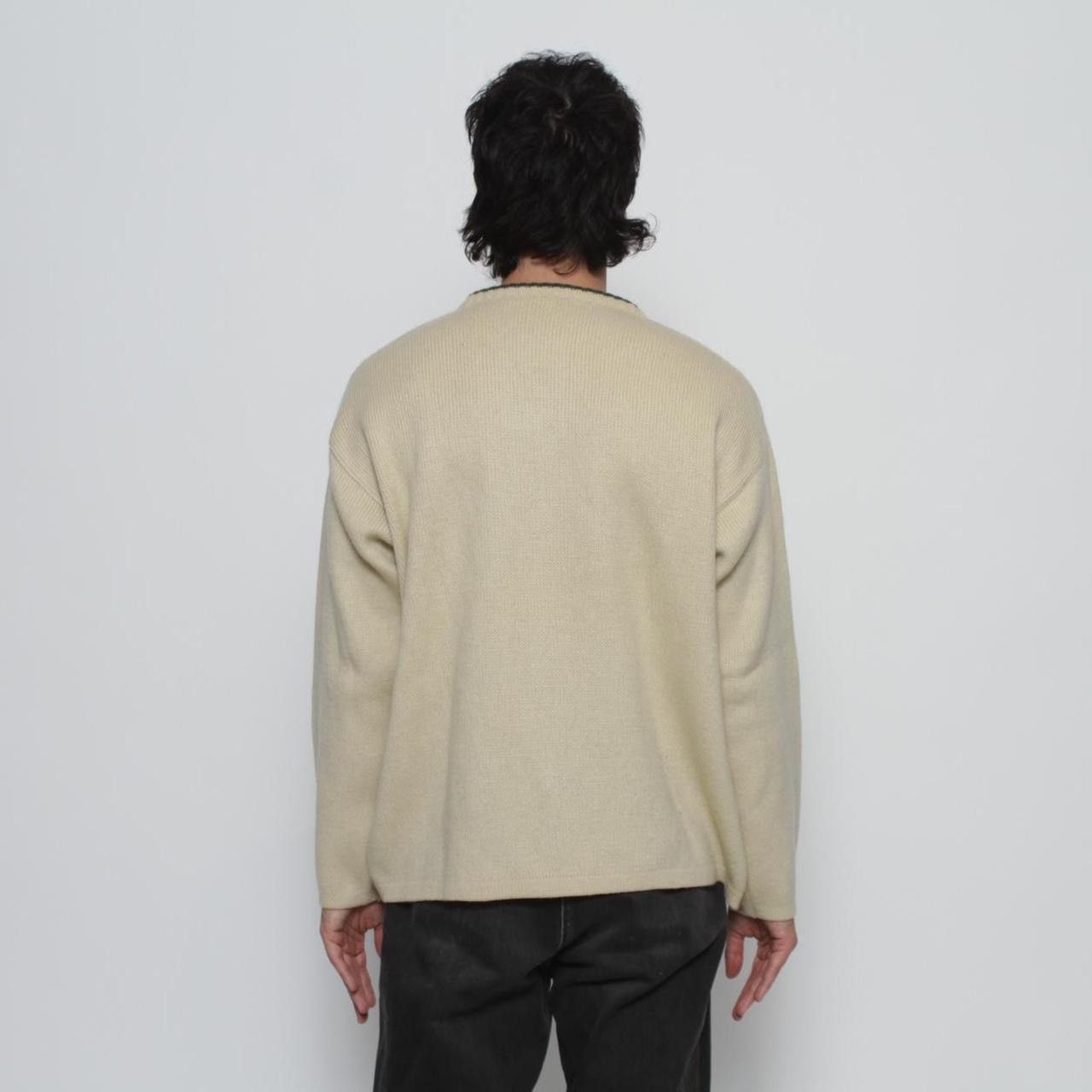 Vintage CREAM KNIT CREWNECK SWEATSHIRT BY BILLABONG Size US M / EU 48-50 / 2 - 4 Thumbnail