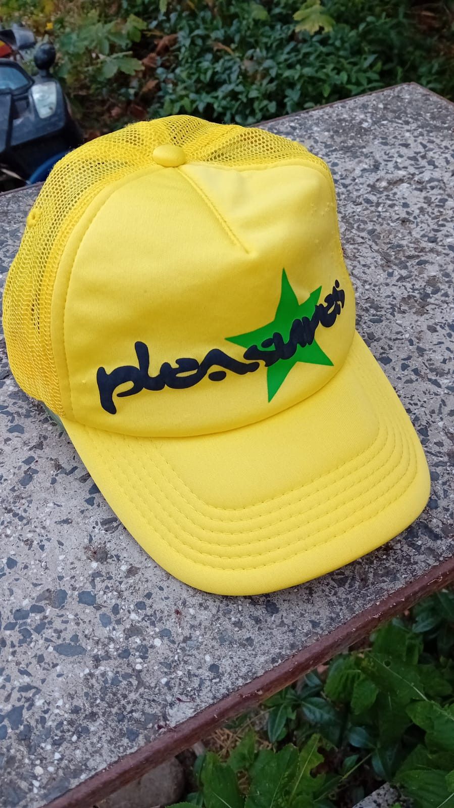 Pleasures Pleasures Vibration Mesh Trucker Hat Cap Yellow Size ONE SIZE - 1 Thumbnail